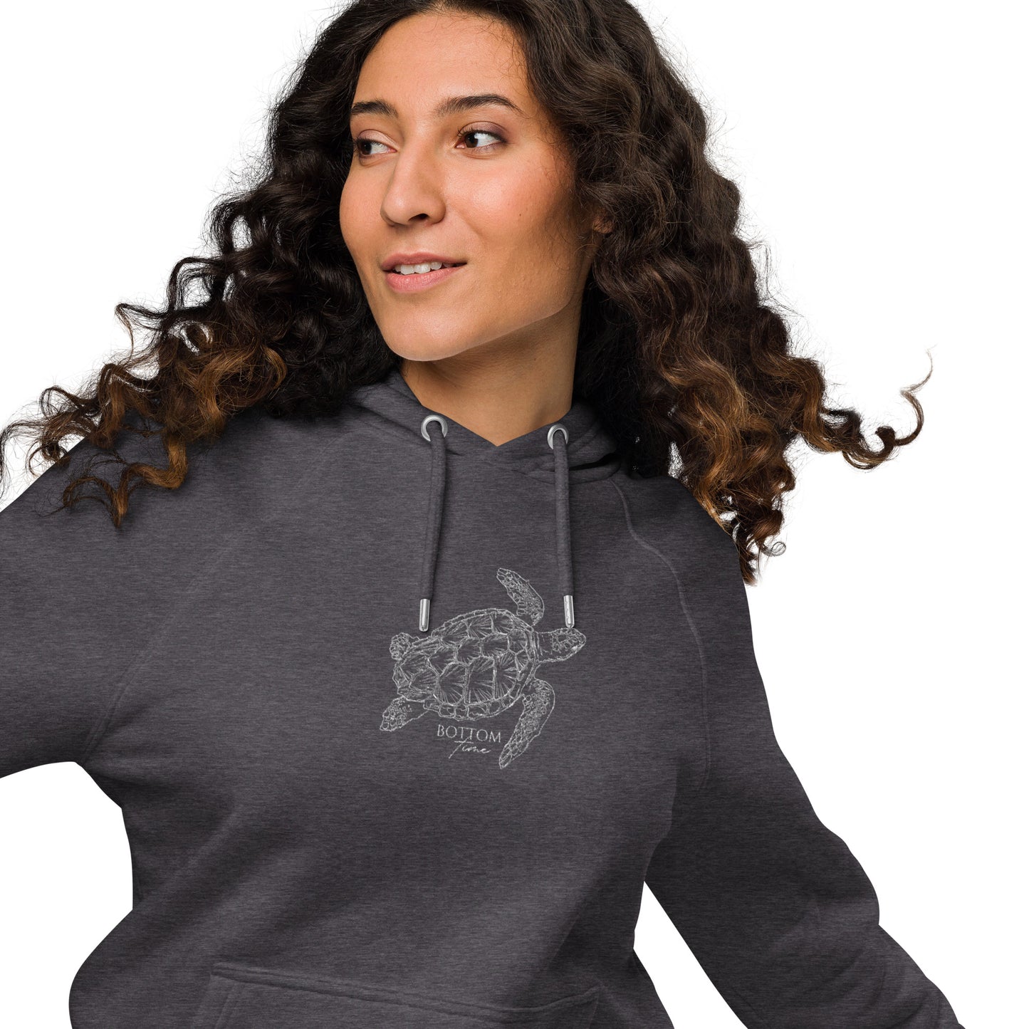 Bottom Time™ Eco-Friendly Unisex Hoodie, Sea Turtle