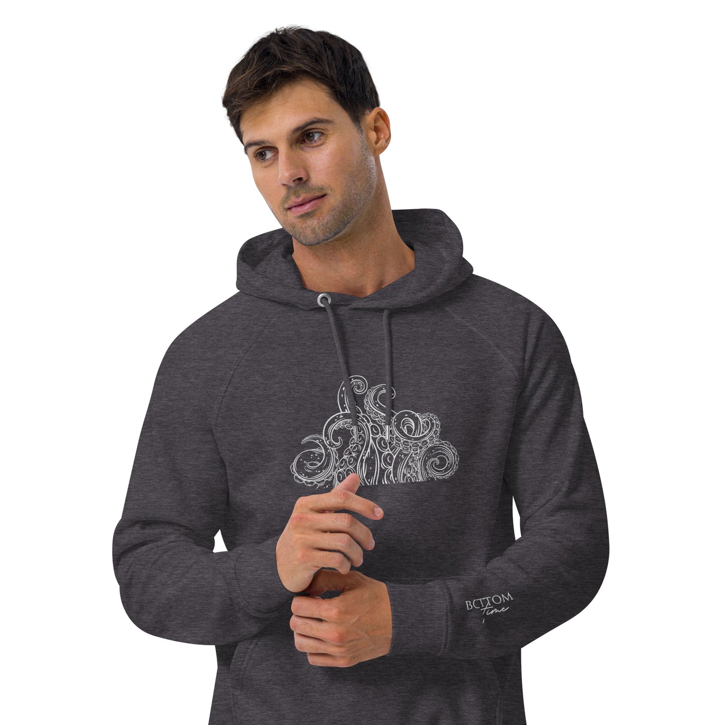 Bottom Time™ Eco-Friendly Unisex Hoodie, Octopus