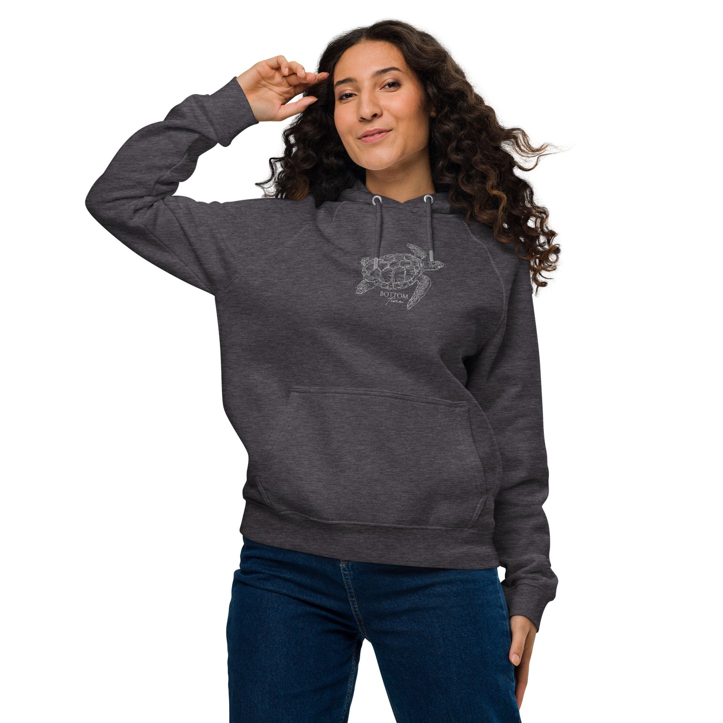 Bottom Time™ Eco-Friendly Unisex Hoodie, Sea Turtle