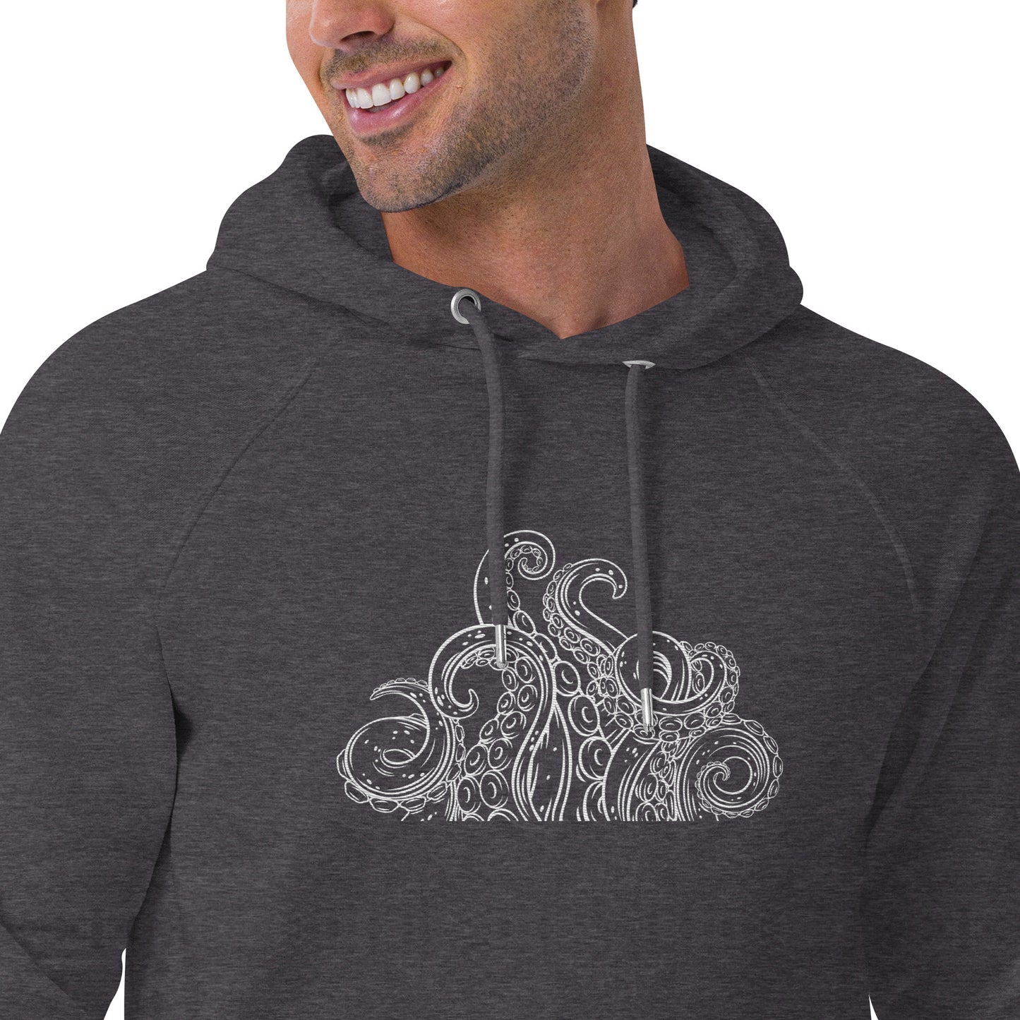 Bottom Time™ Eco-Friendly Unisex Hoodie, Octopus