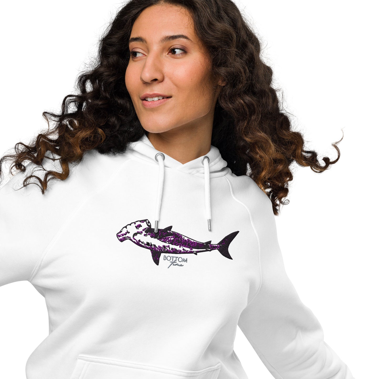 Bottom Time™ Eco-Friendly Unisex Hoodie, Hammerhead Shark