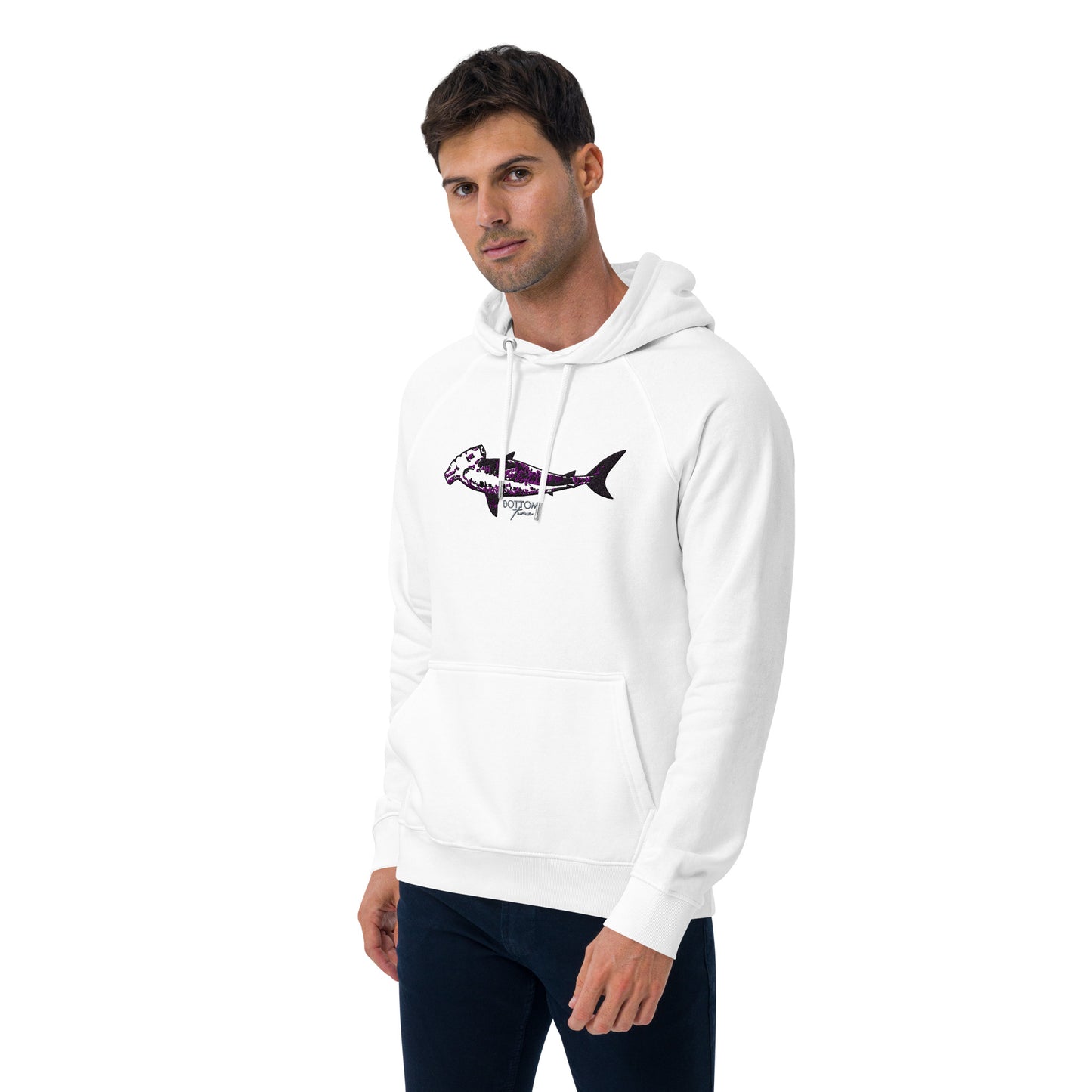 Bottom Time™ Eco-Friendly Unisex Hoodie, Hammerhead Shark