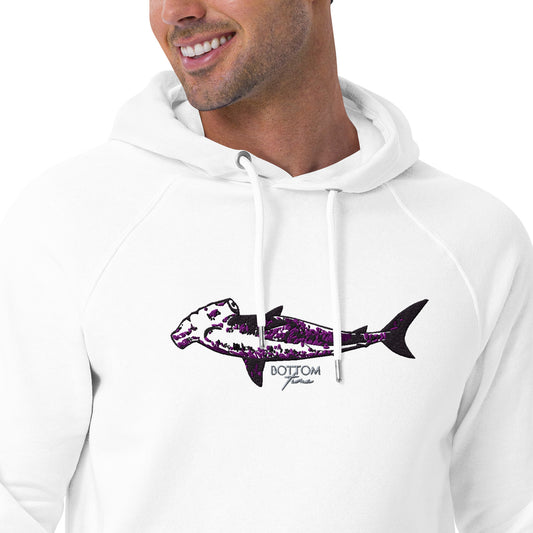 Bottom Time™ Eco-Friendly Unisex Hoodie, Hammerhead Shark
