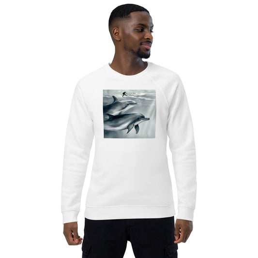 Bottom Time™ Eco-Friendly, Unisex Sweatshirt, Dolphin