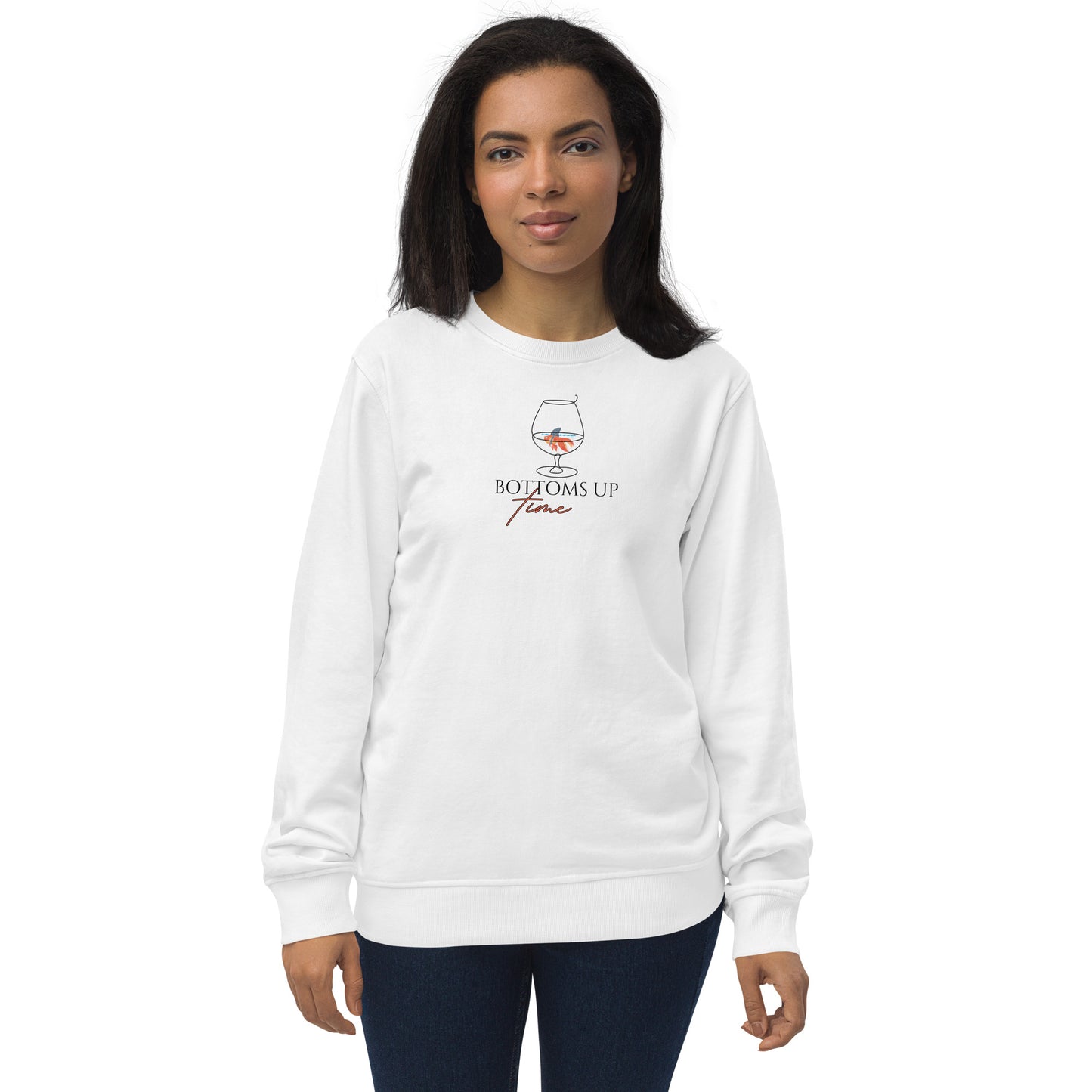 Bottom Time™ Eco-Friendly, Unisex Sweatshirt, Whale