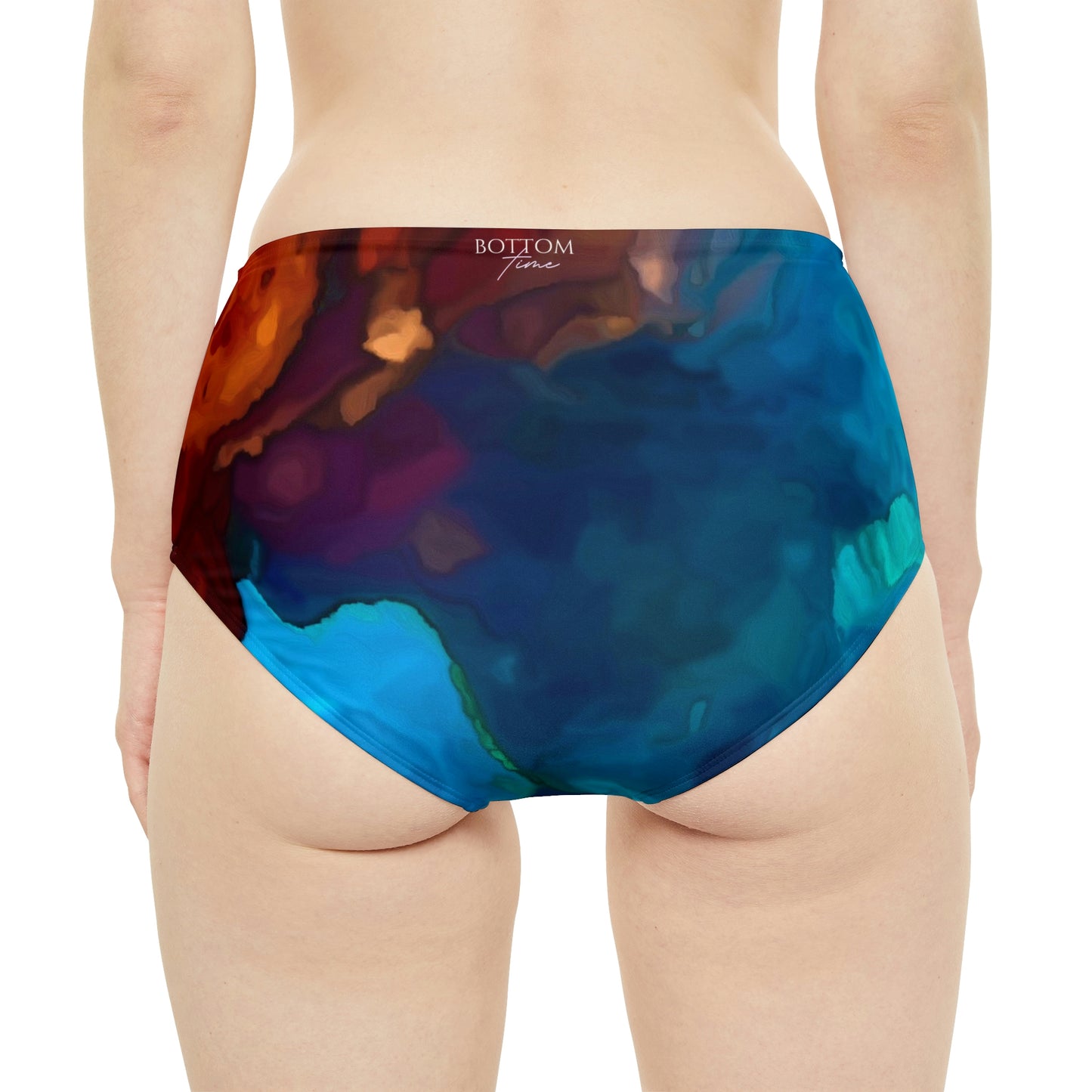 Bottom Time™ Eco-Friendly Recycled High-Waisted Bikini, Cave