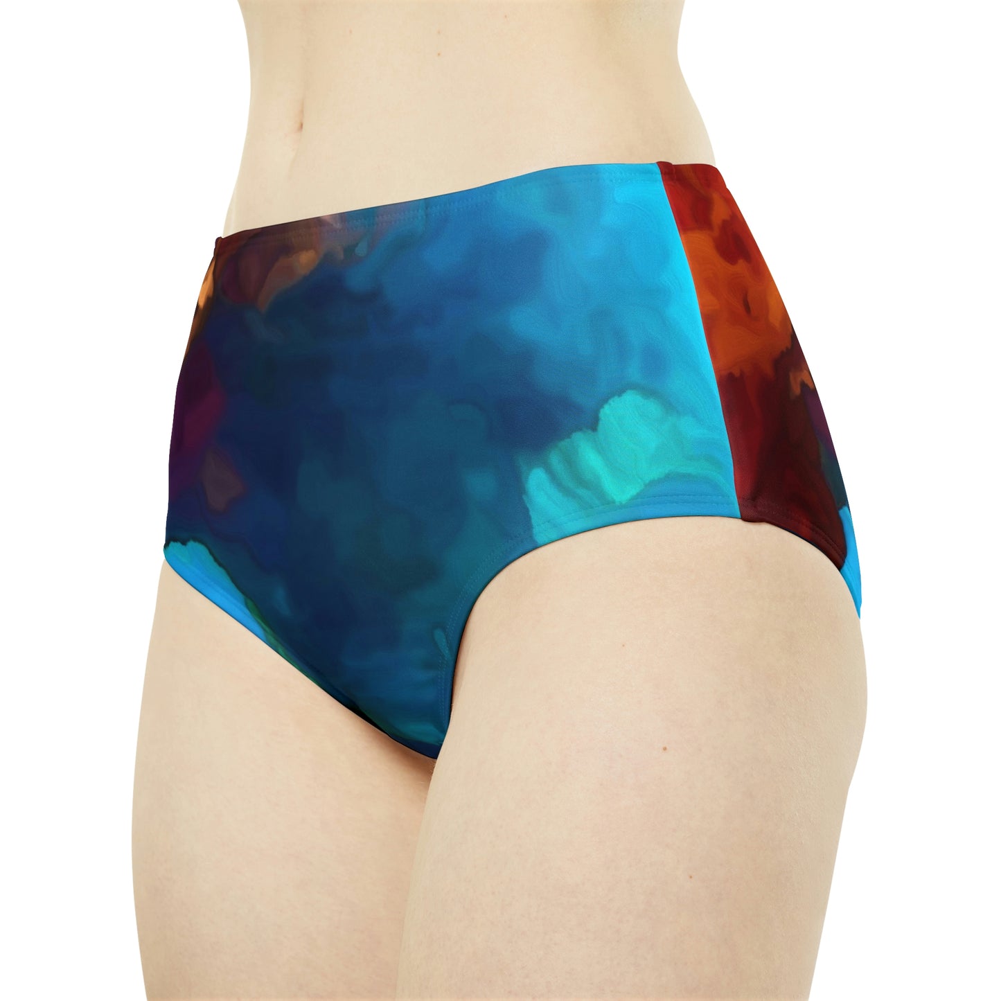 Bottom Time™ Eco-Friendly Recycled High-Waisted Bikini, Cave