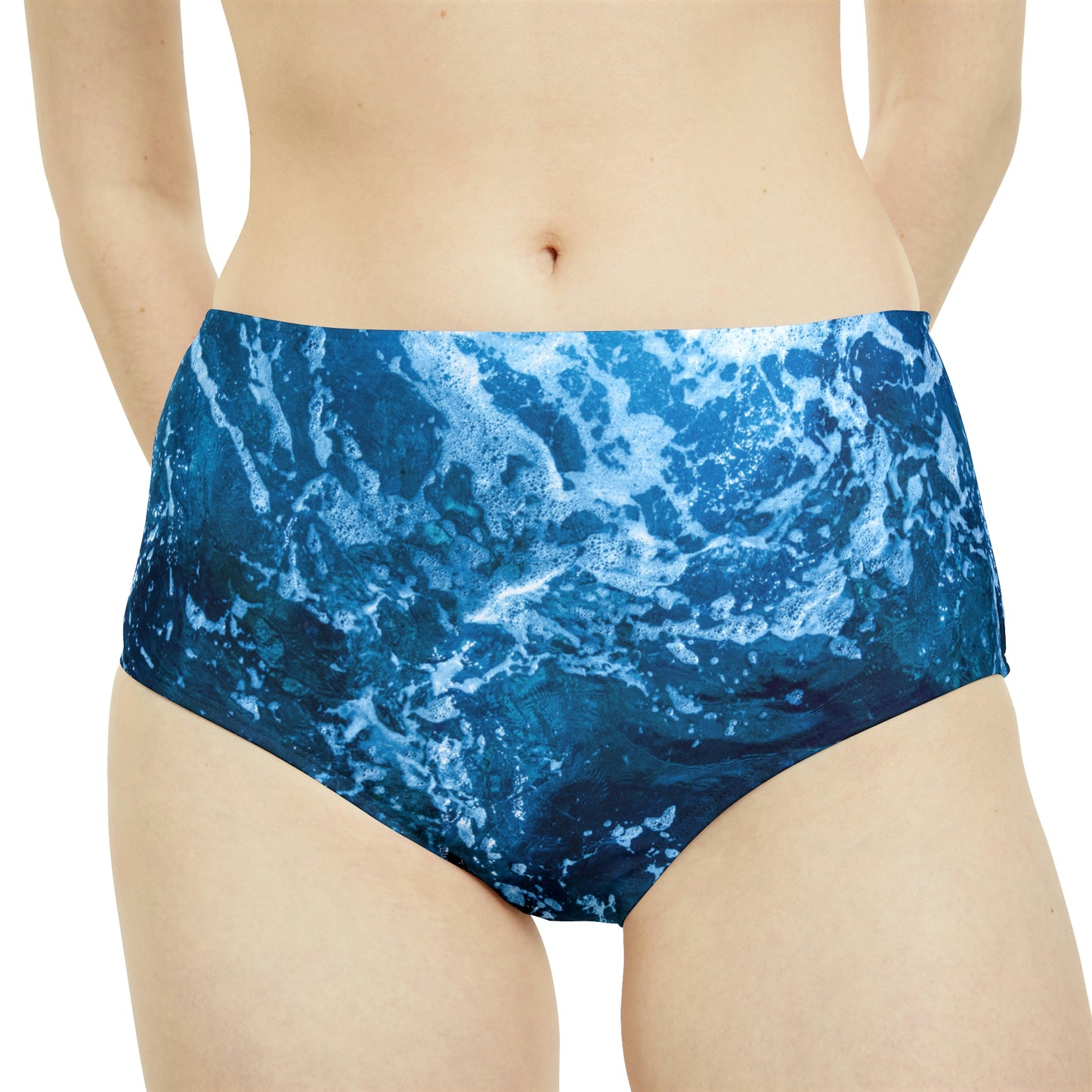 Bottom Time™ Eco-Friendly Recycled High-Waisted Bikini, Water