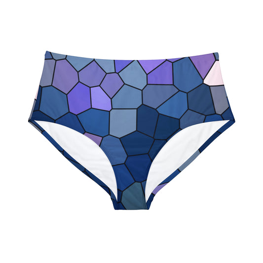 Bottom Time™ Eco-Friendly Recycled High-Waisted Bikini, Mosaic