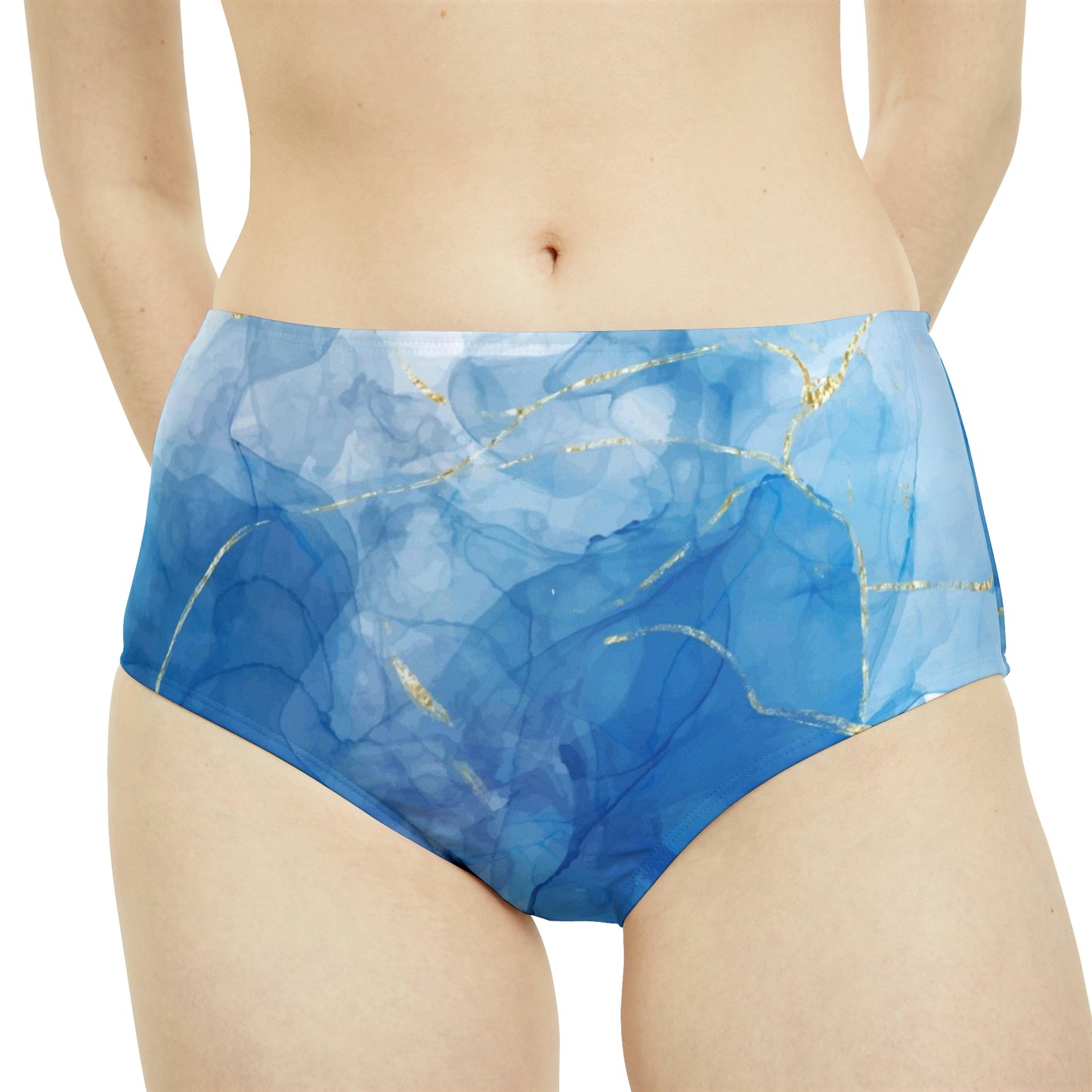 Bottom Time™ Eco-Friendly Recycled High-Waisted Bikini, Bubbles, Sets