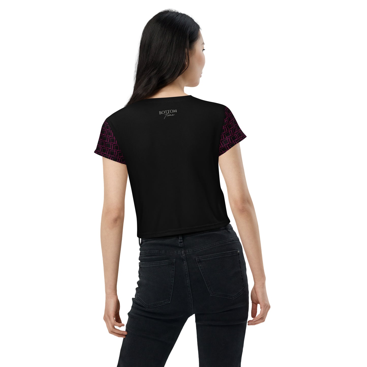 Bottom Time™ Eco-Friendly Women’s crop top, Women Scuba Diver, Women's Dive Day