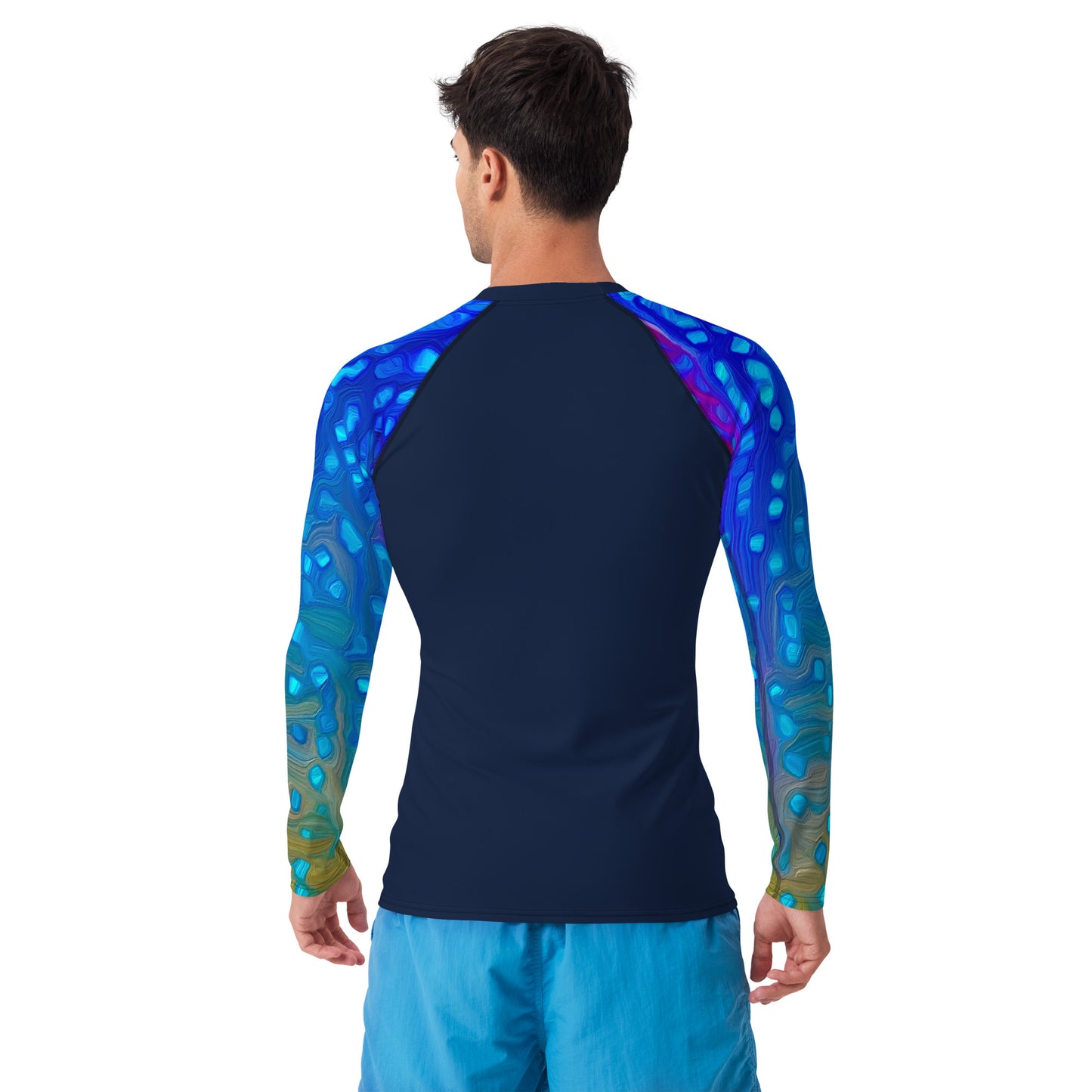 Bottom Time™ Eco-Friendly Men's Rash Guard, Ocean, Yellowtail, Sets