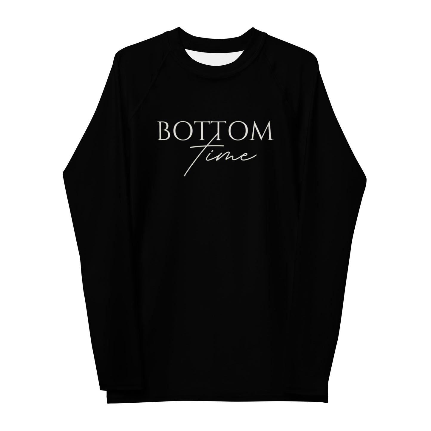 Bottom Time™ Eco-Friendly Men's Rash Guard, Black