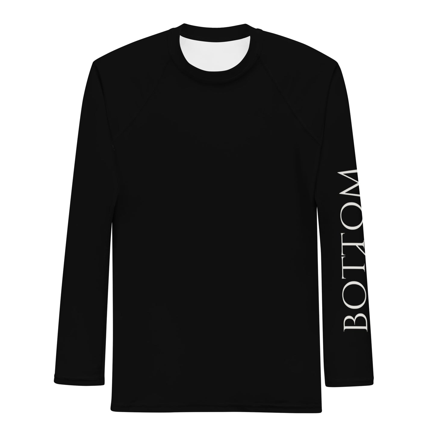 Bottom Time™ Eco-Friendly Men's Rash Guard, Black and White, Moorish Idol, Sets