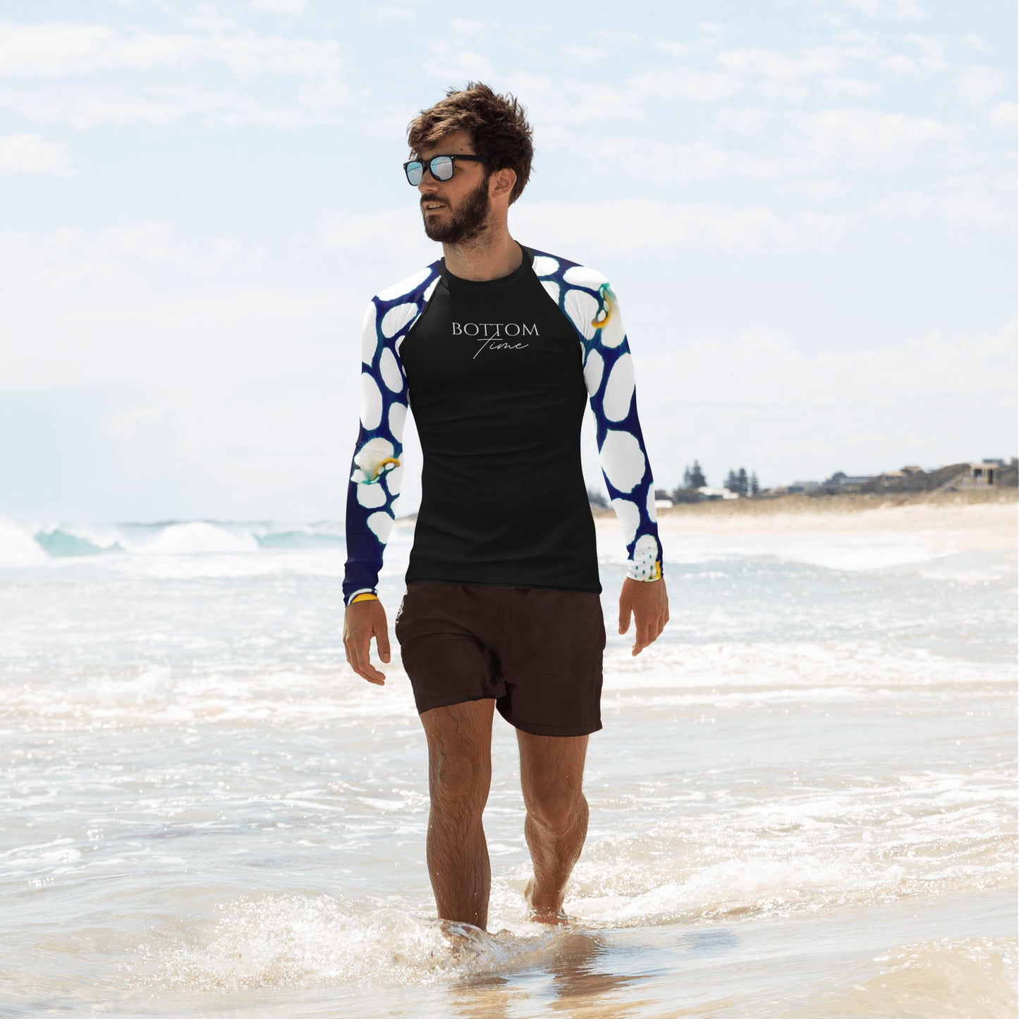 Bottom Time™ Eco-Friendly Men's Rash Guard, Trigger, Sets