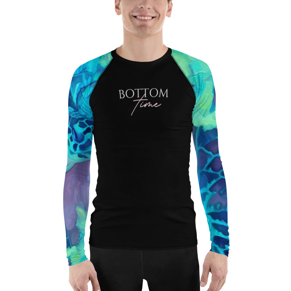 Bottom Time™ Eco-Friendly Men's Rash Guard, Ocean, Sea Turtle, Sets