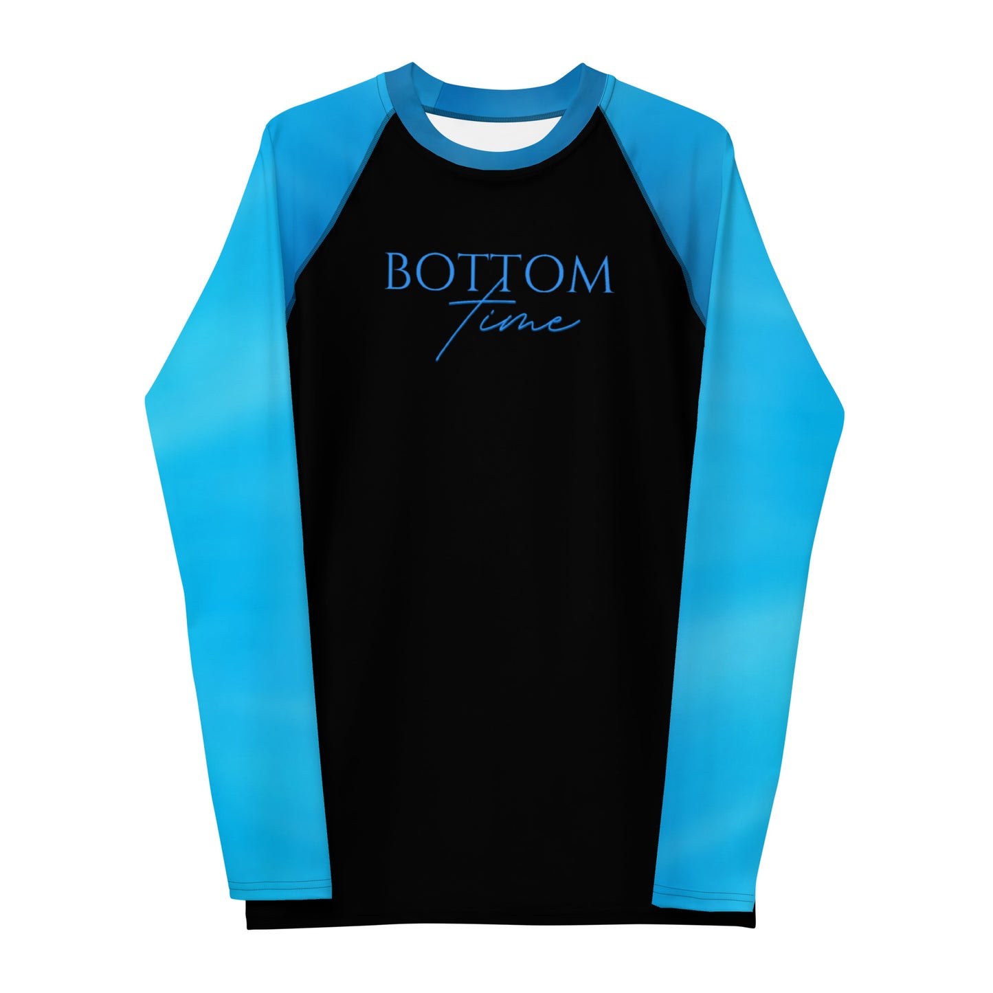 Bottom Time™ Eco-Friendly Men's Rash Guard, Bubbles, Sets, Blue