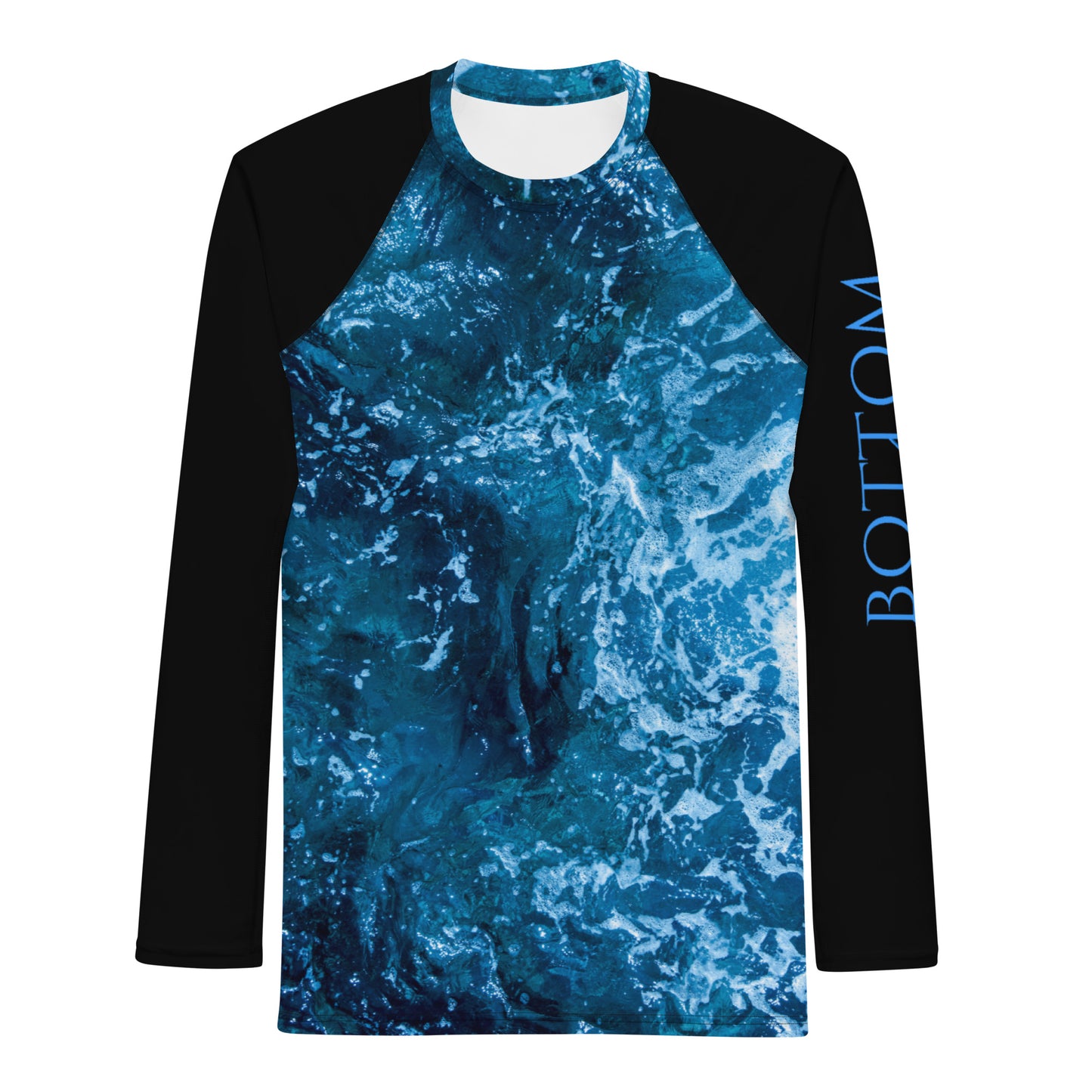 Bottom Time™ Eco-Friendly Men's Rash Guard, Ocean, Water, Sets