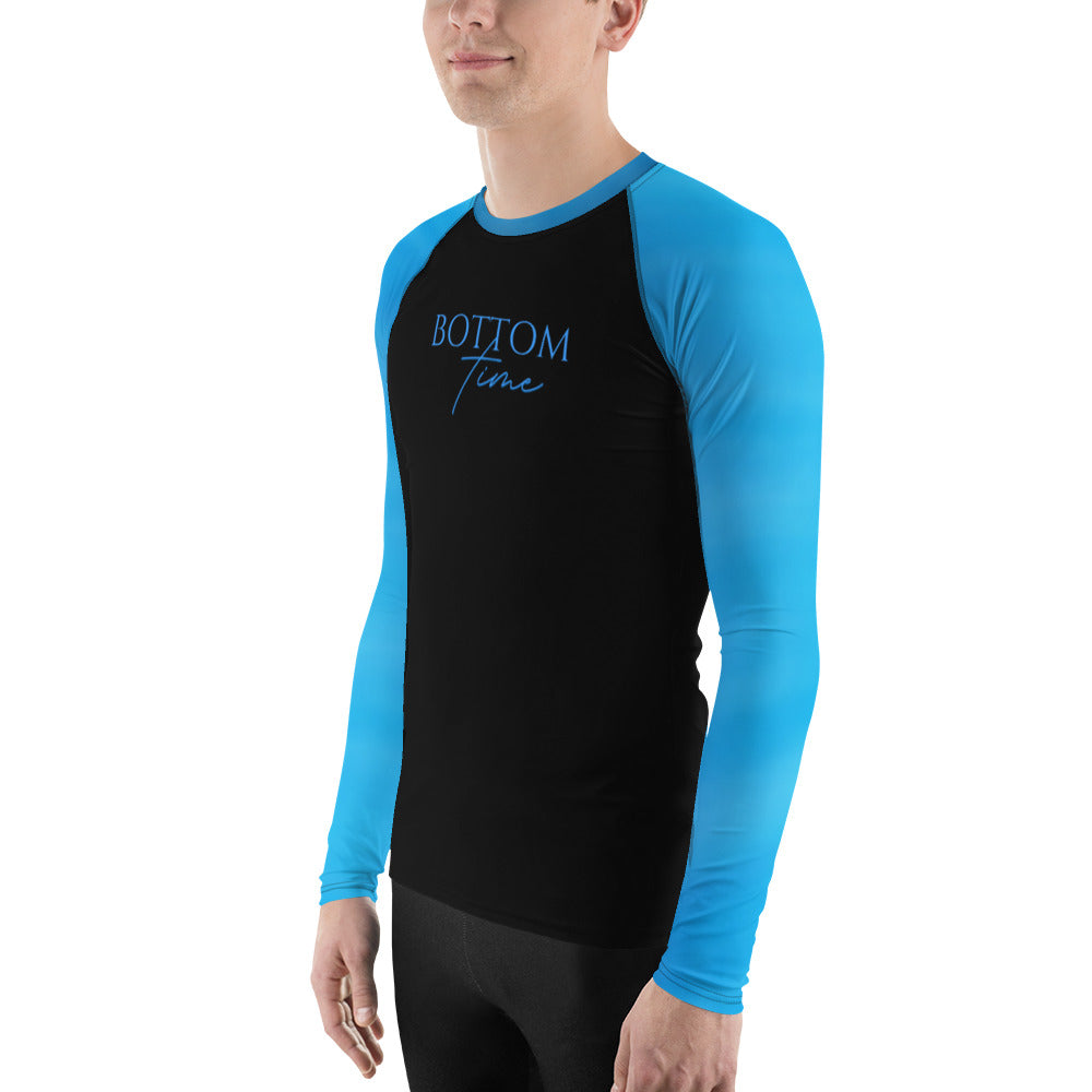 Bottom Time™ Eco-Friendly Men's Rash Guard, Bubbles, Sets, Blue