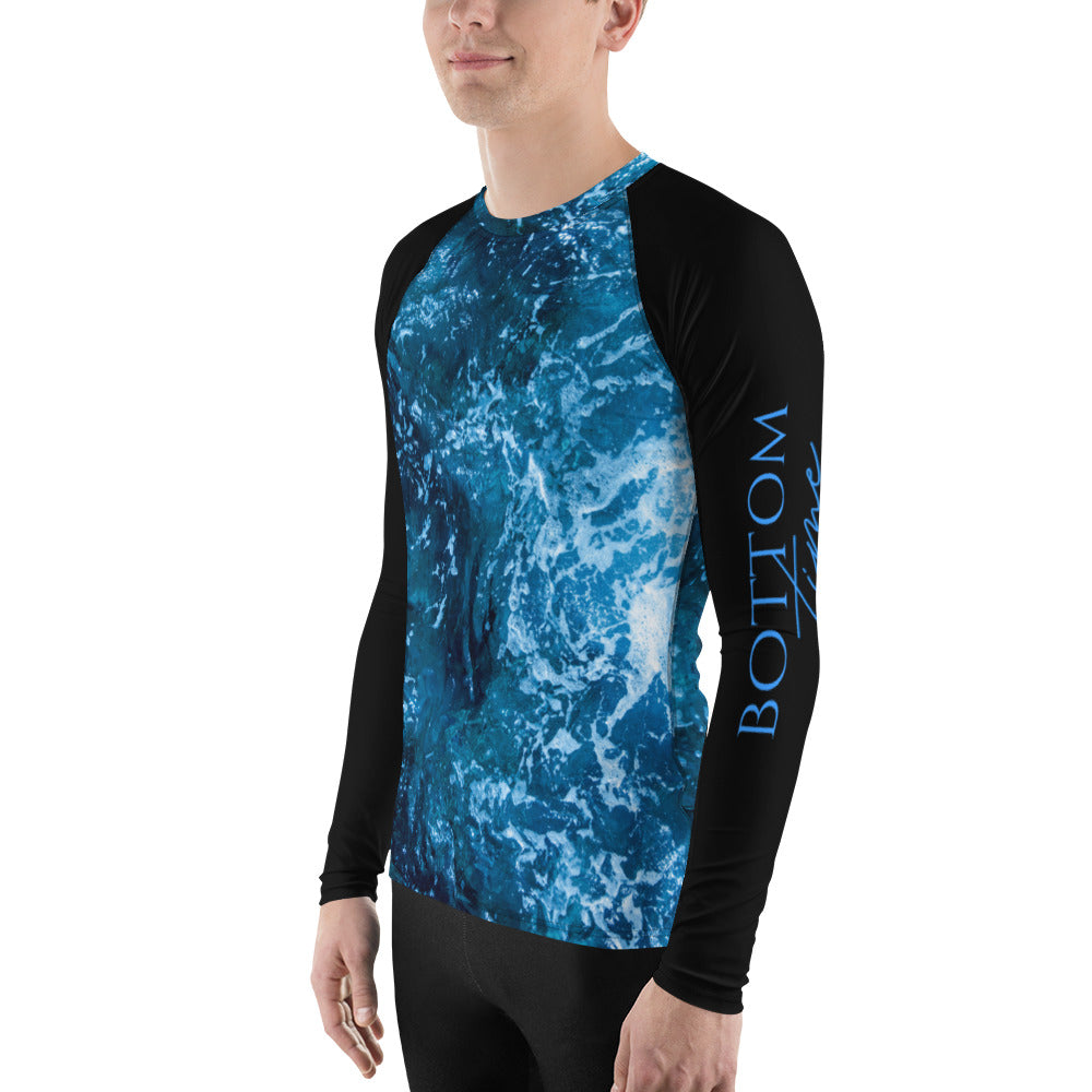 Bottom Time™ Eco-Friendly Men's Rash Guard, Ocean, Water, Sets