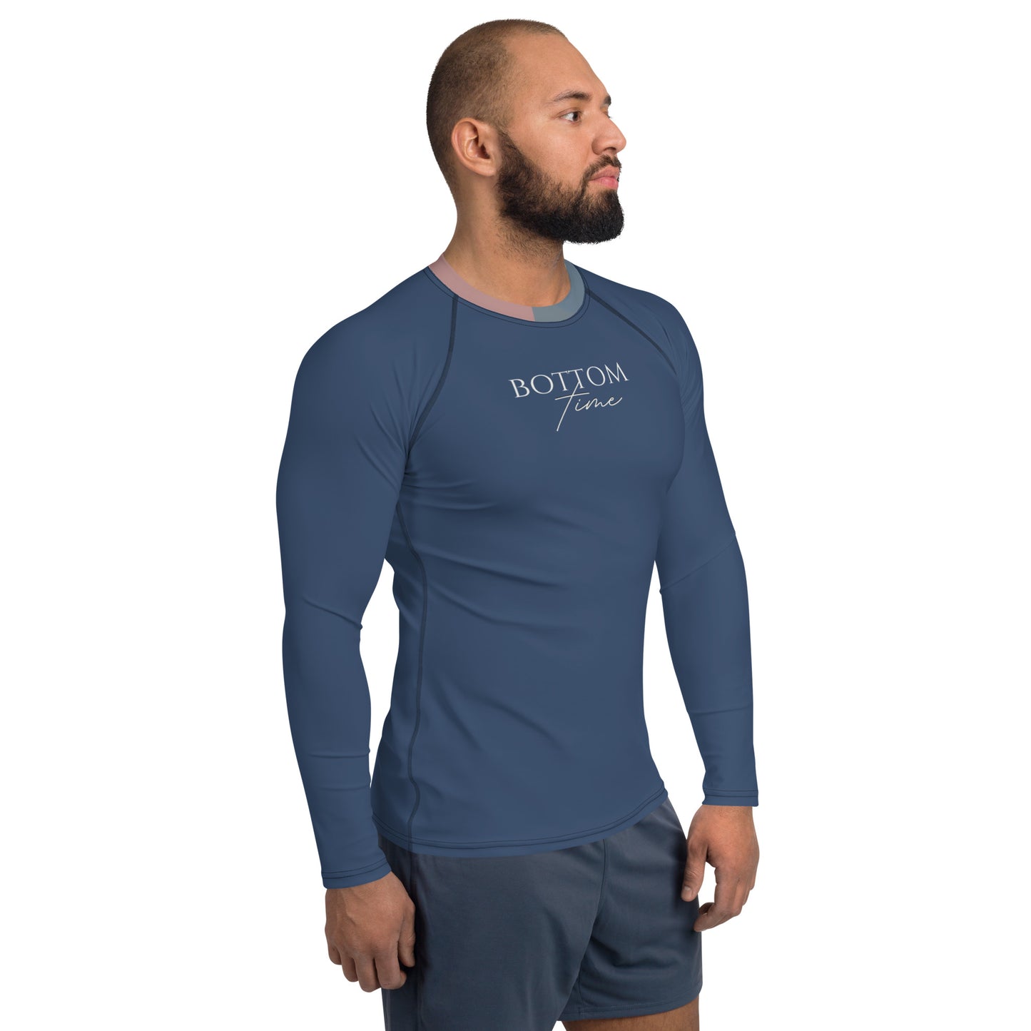 Bottom Time™ Eco-Friendly Men's Rash Guard, Angel, Blue, Gray, Sets