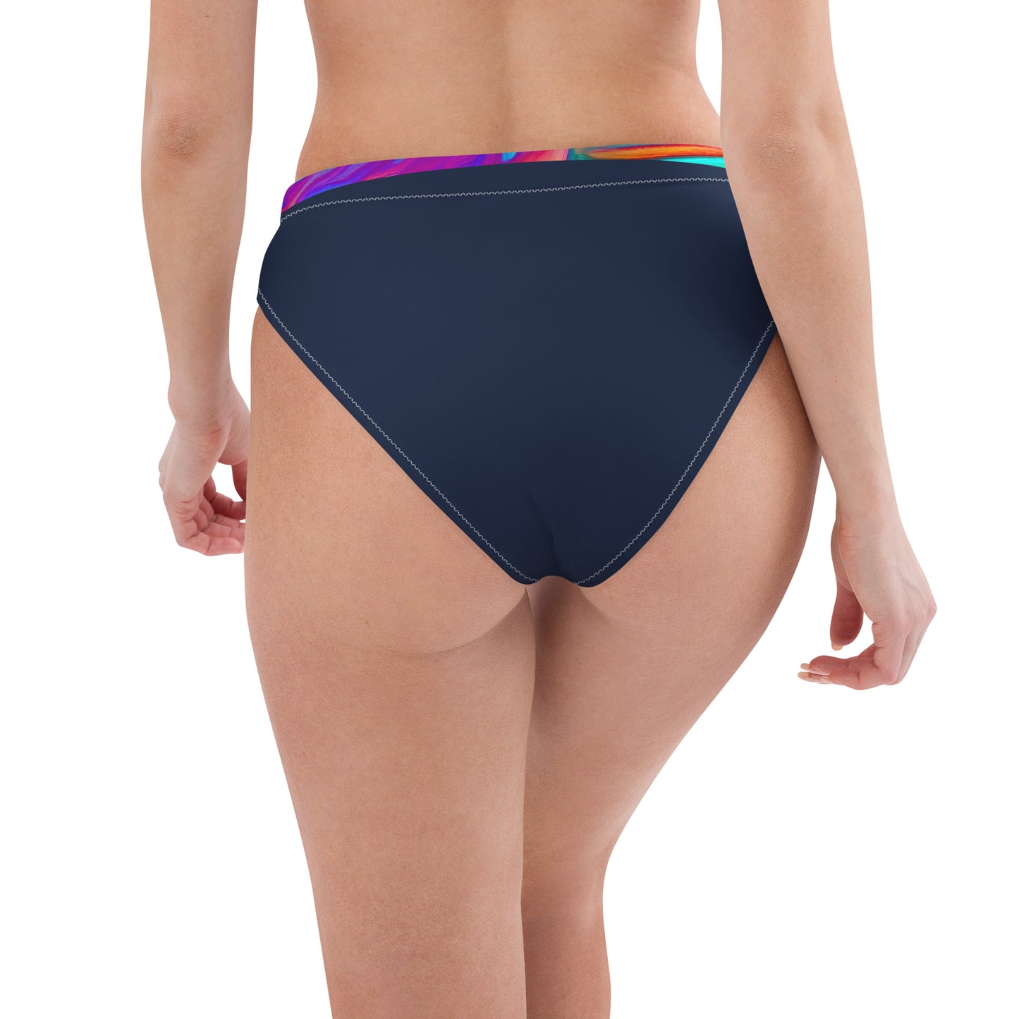 Bottom Time™ Eco-Friendly Recycled High-Waisted Bikini, Yellowtail