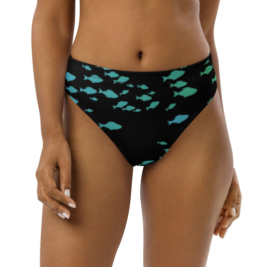 Bottom Time™ Eco-Friendly Recycled High-Waisted Bikini, Fish