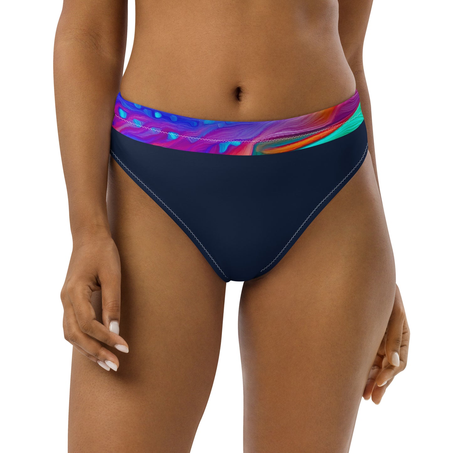 Bottom Time™ Eco-Friendly Recycled High-Waisted Bikini, Yellowtail