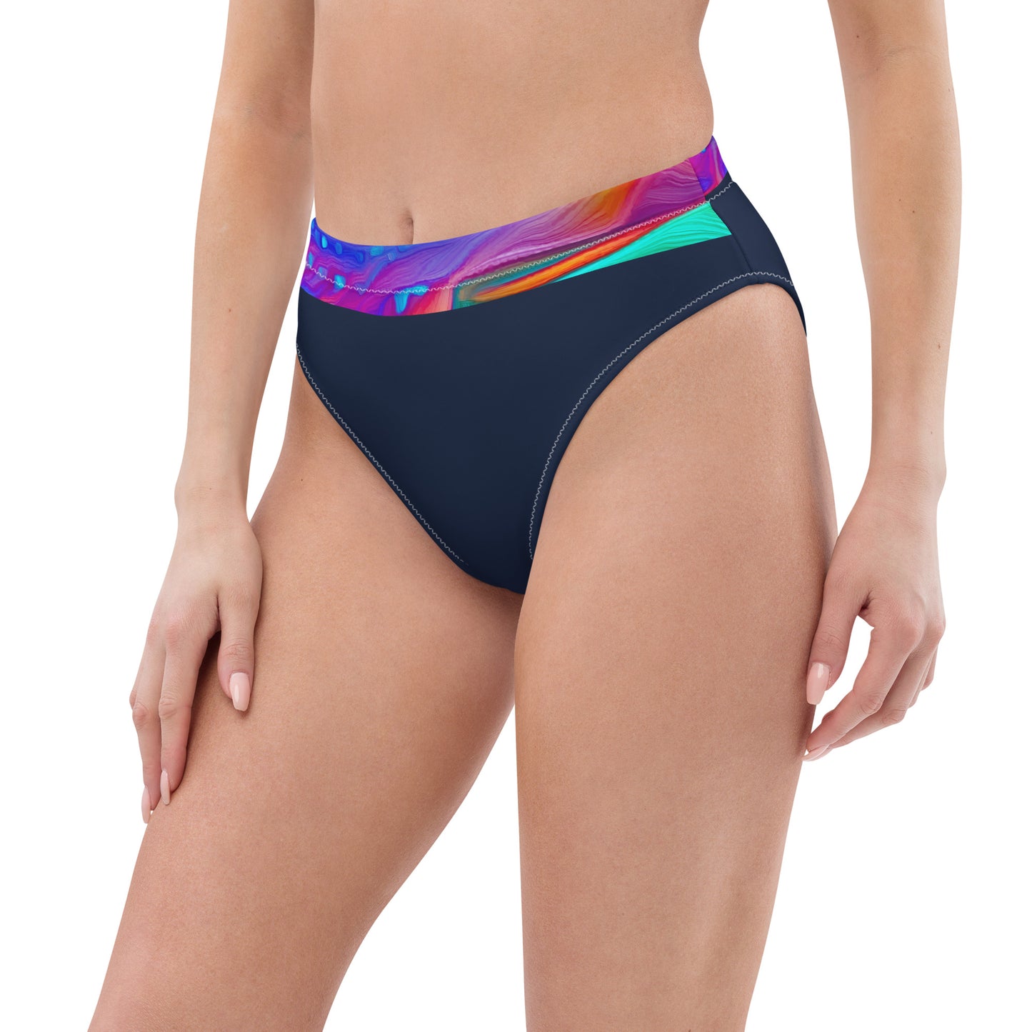 Bottom Time™ Eco-Friendly Recycled High-Waisted Bikini, Yellowtail