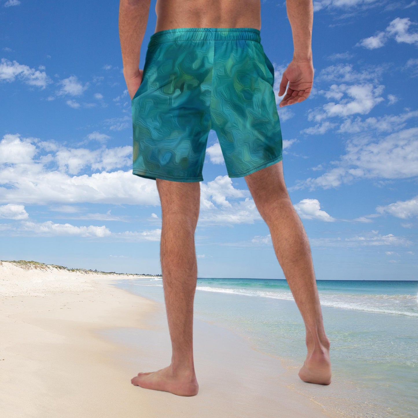 Bottom Time™ Eco-Friendly Men's Swim Trunks, Shark