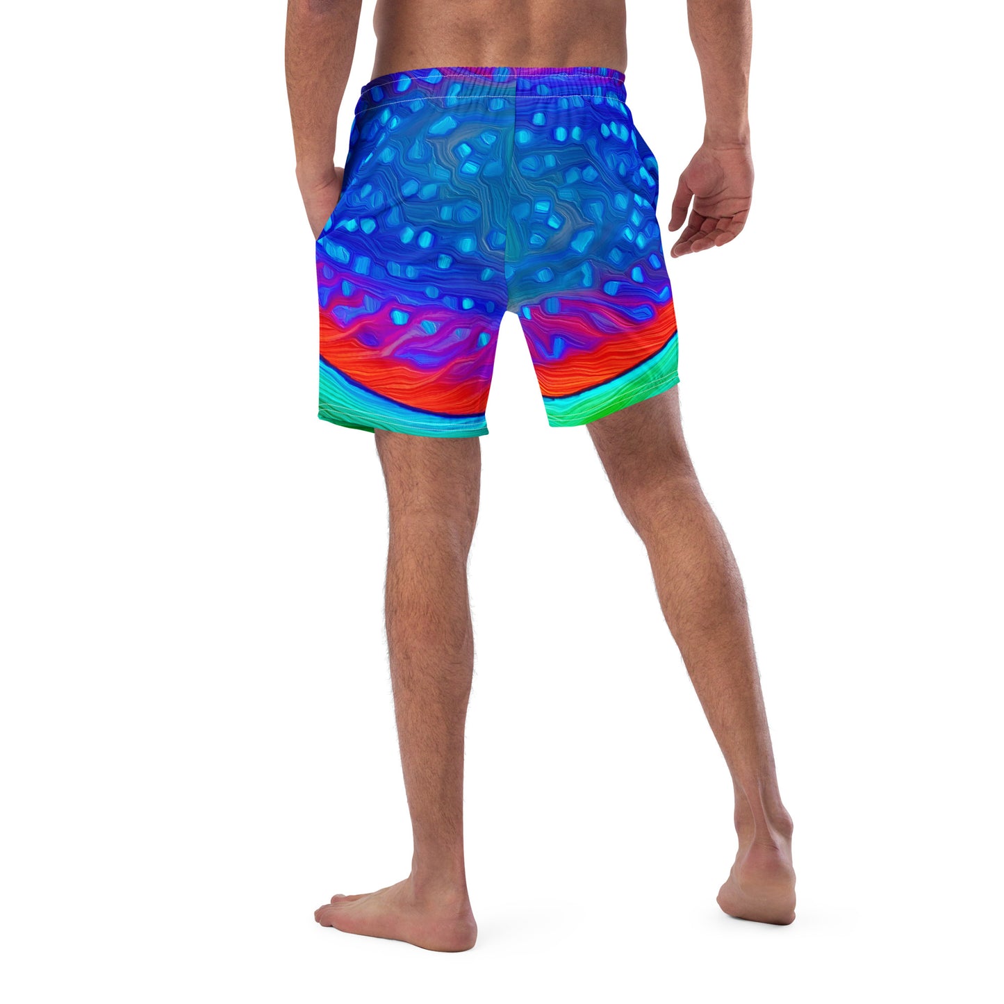 Bottom Time™ Eco-Friendly Men's Swim Trunks, Yellowtail