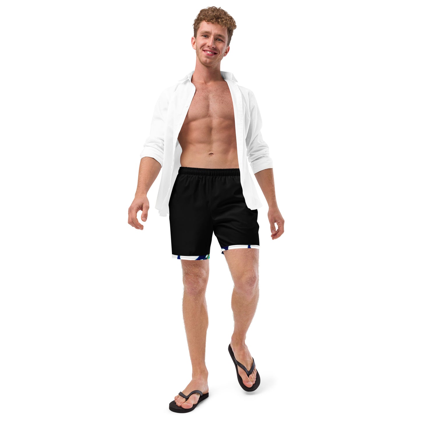 Bottom Time™ Eco-Friendly Men's Swim Trunks, Trigger