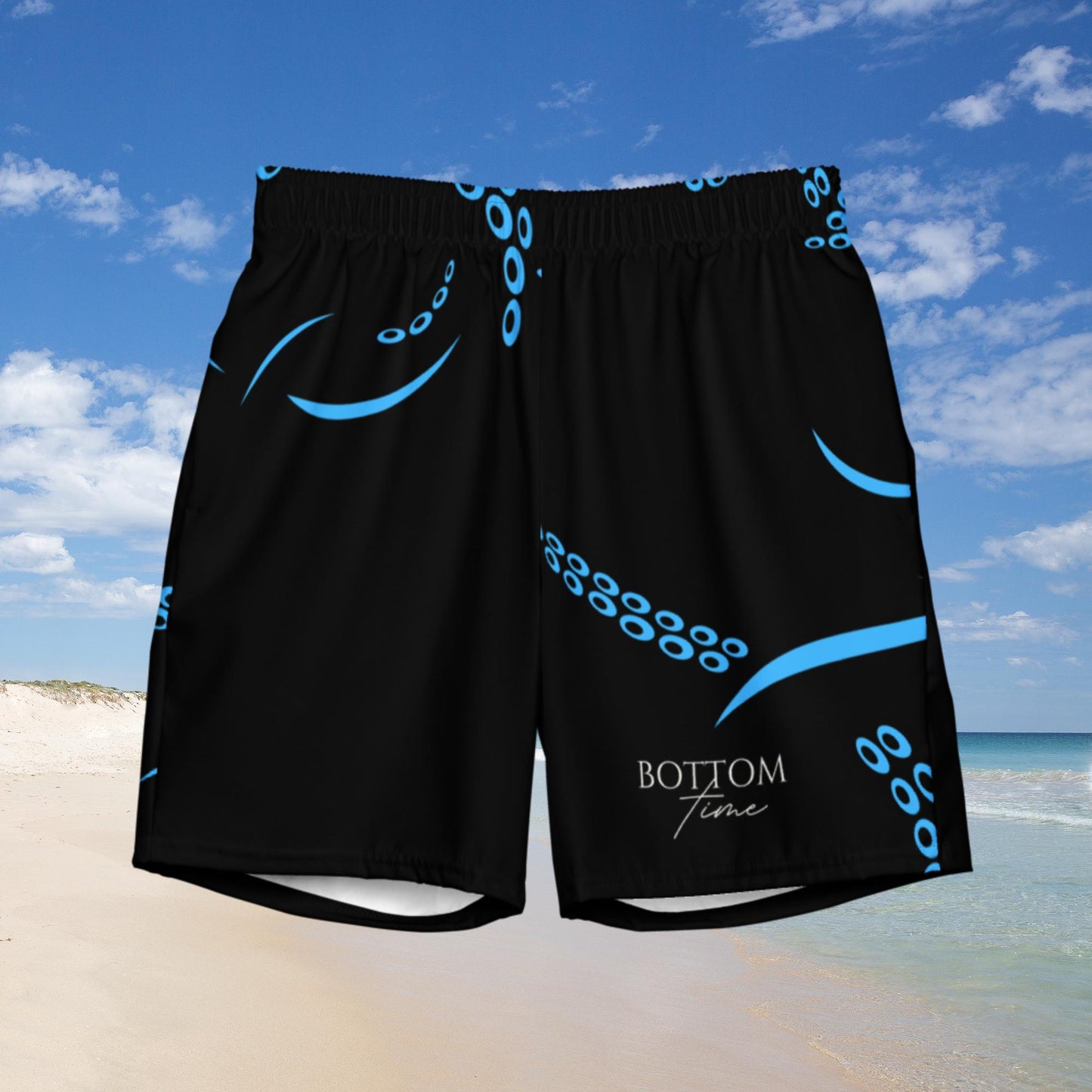 Bottom Time™ Eco-Friendly Men's Swim Trunks,  Octopus