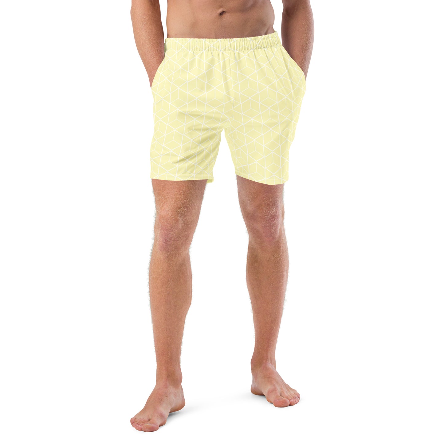 Bottom Time™ Eco-Friendly Men's Swim Trunks, Puffer Fish