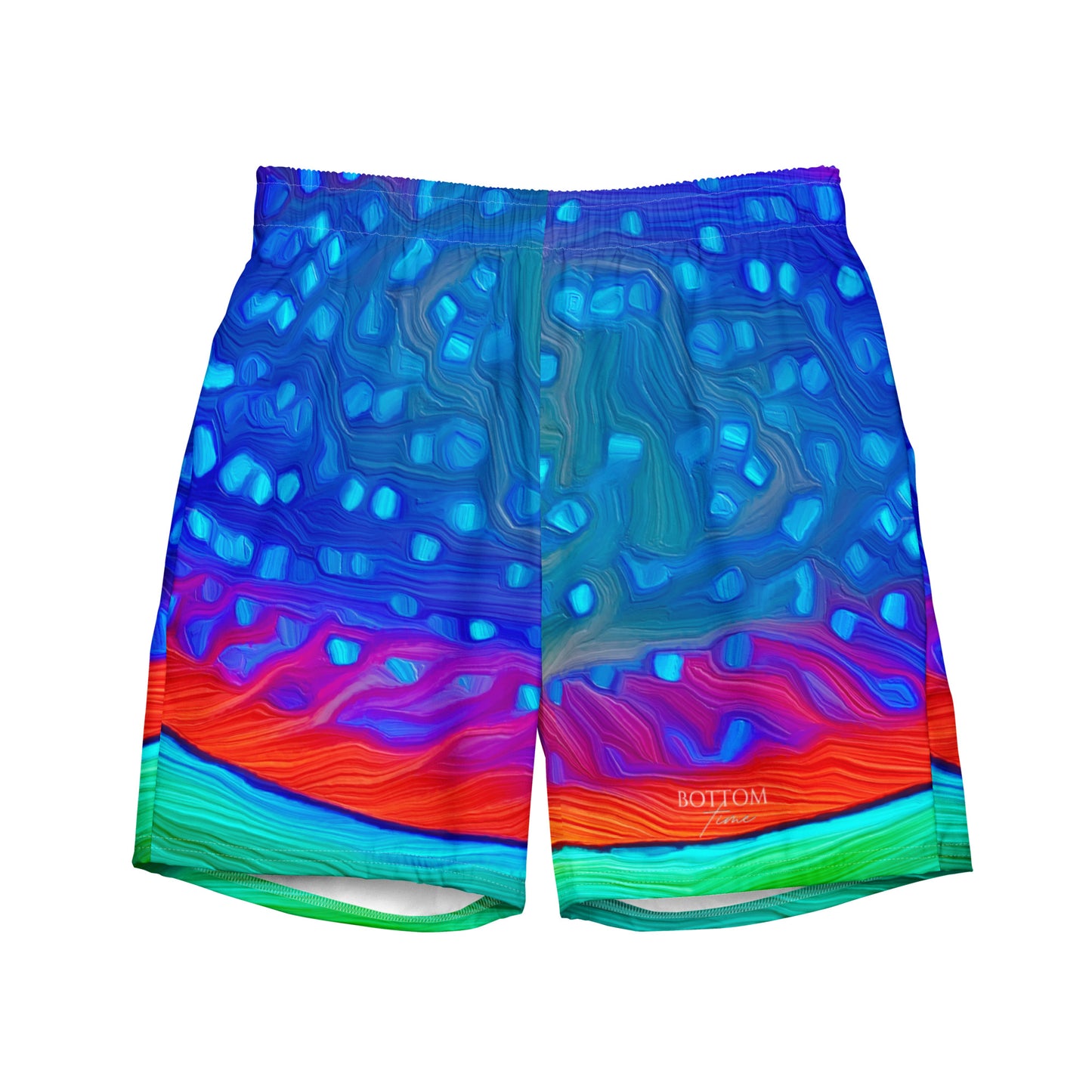 Bottom Time™ Eco-Friendly Men's Swim Trunks, Yellowtail