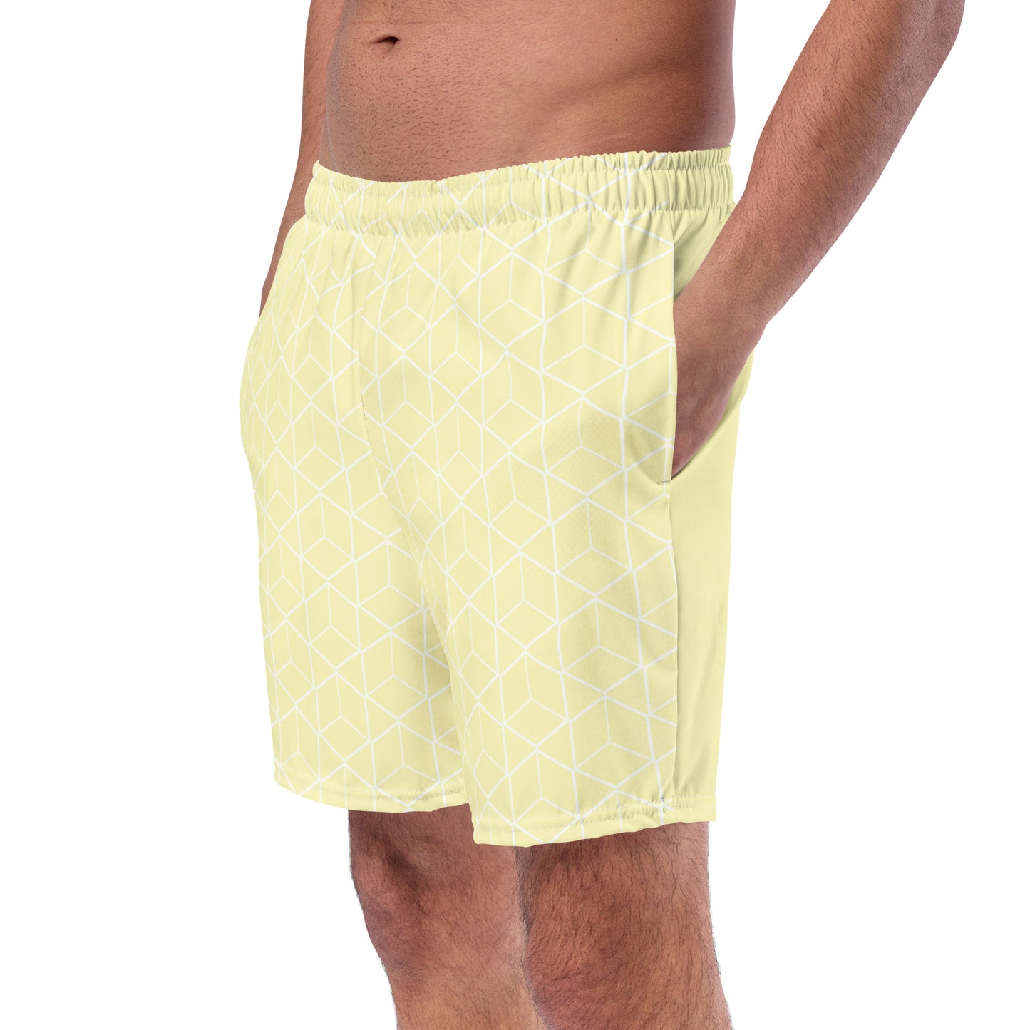 Bottom Time™ Eco-Friendly Men's Swim Trunks, Puffer Fish