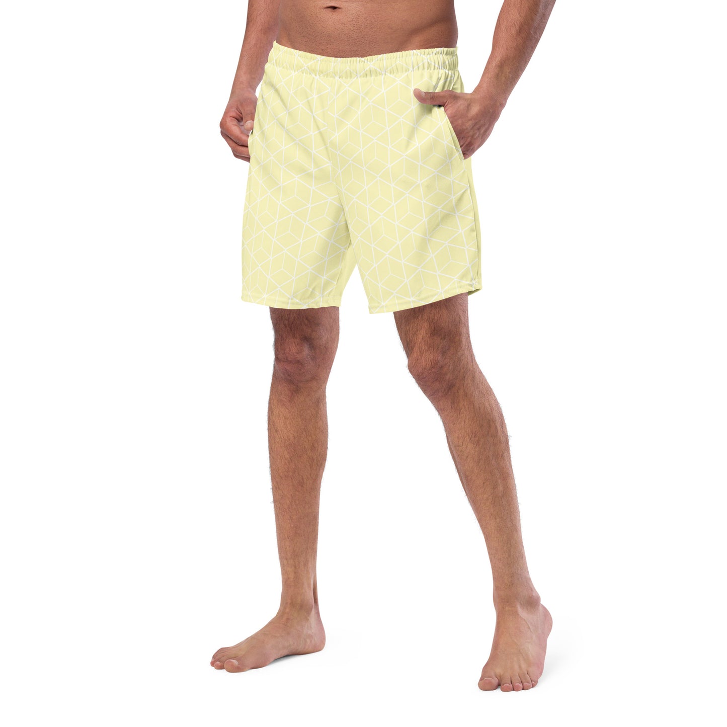 Bottom Time™ Eco-Friendly Men's Swim Trunks, Puffer Fish