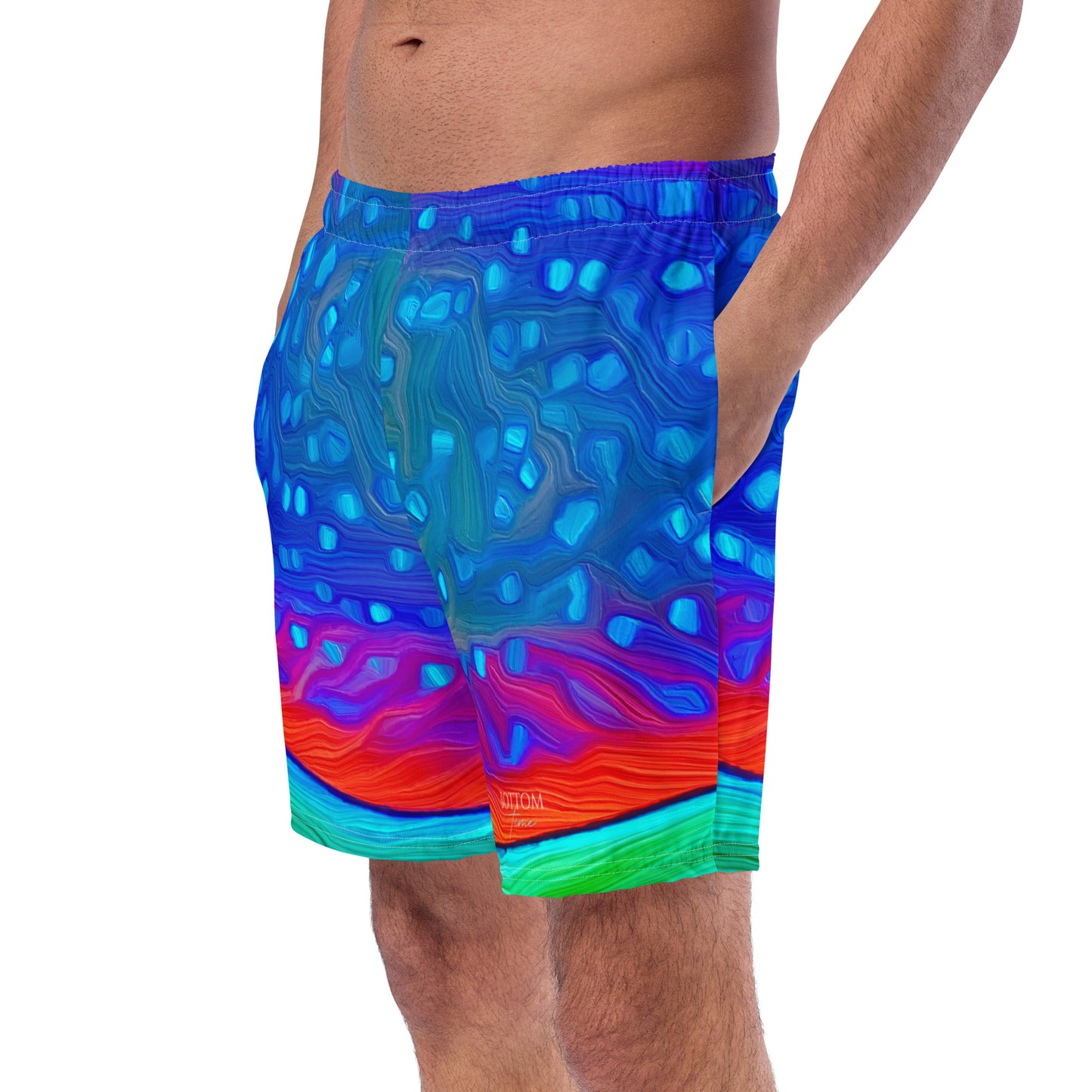 Bottom Time™ Eco-Friendly Men's Swim Trunks, Yellowtail