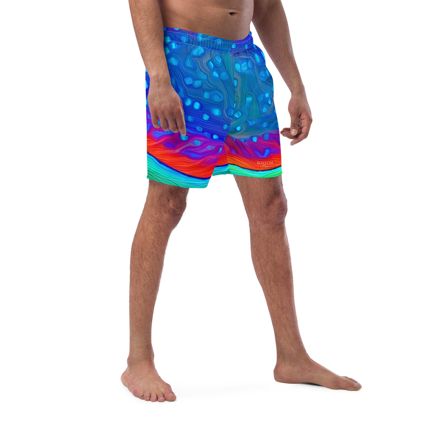 Bottom Time™ Eco-Friendly Men's Swim Trunks, Yellowtail