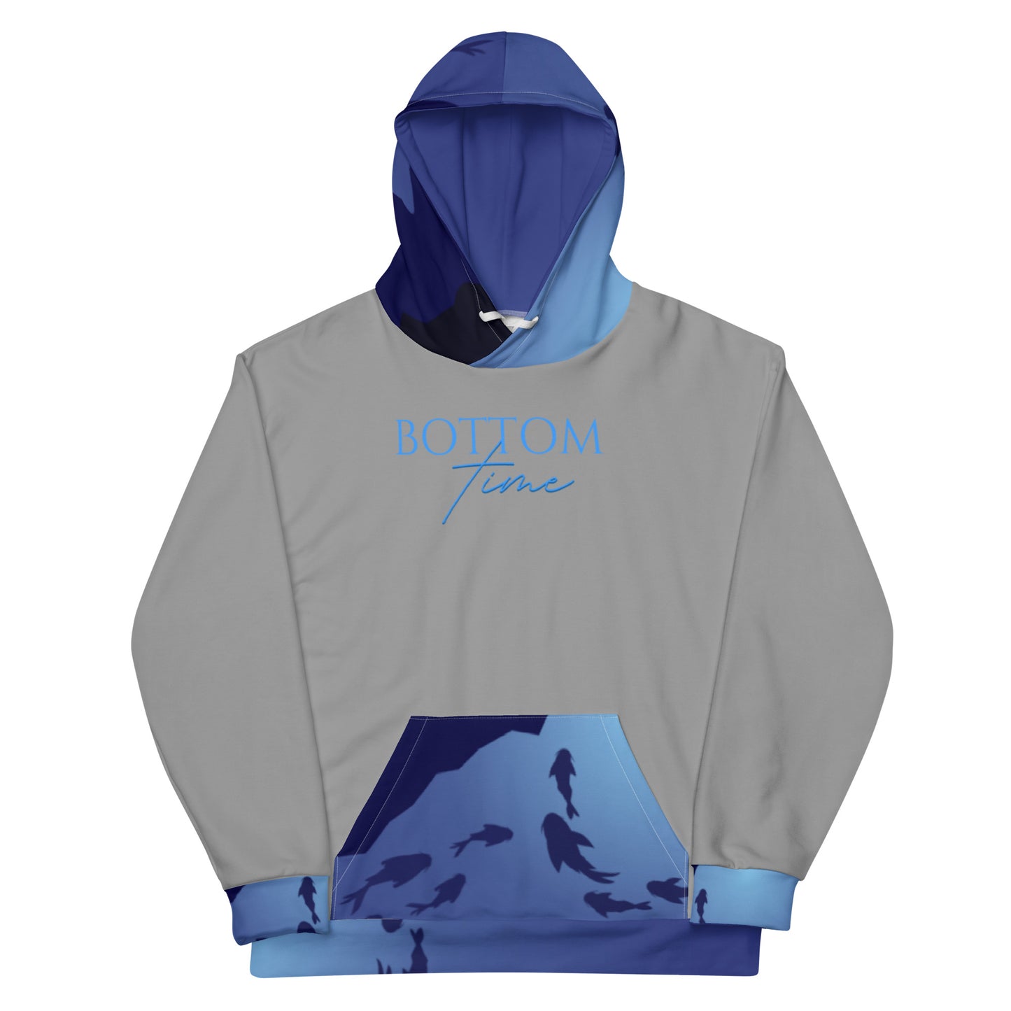 Bottom Time™ Eco-Friendly Unisex Hoodie, Ocean lover, Shark