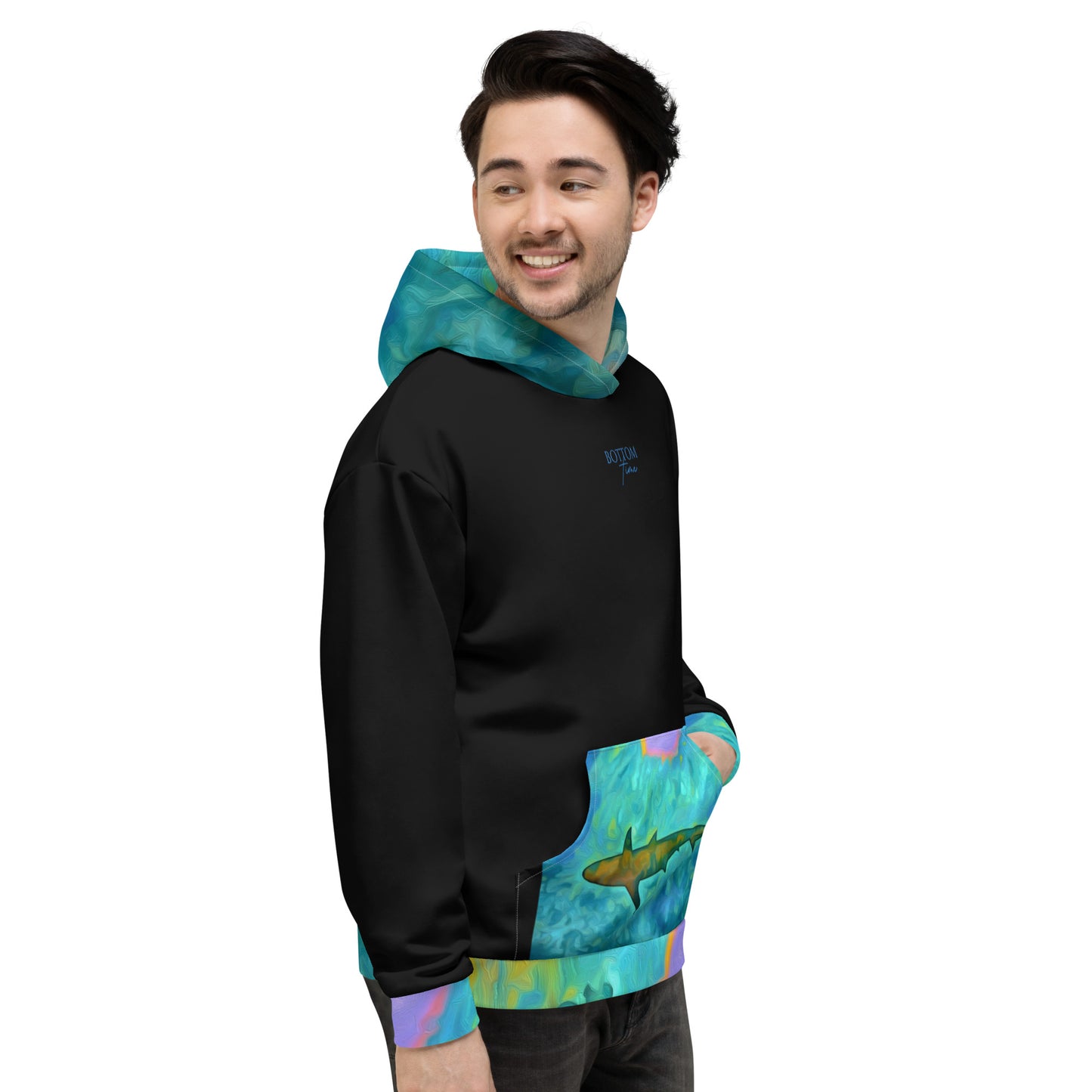 Bottom Time™ Eco-Friendly Unisex Hoodie, Shark