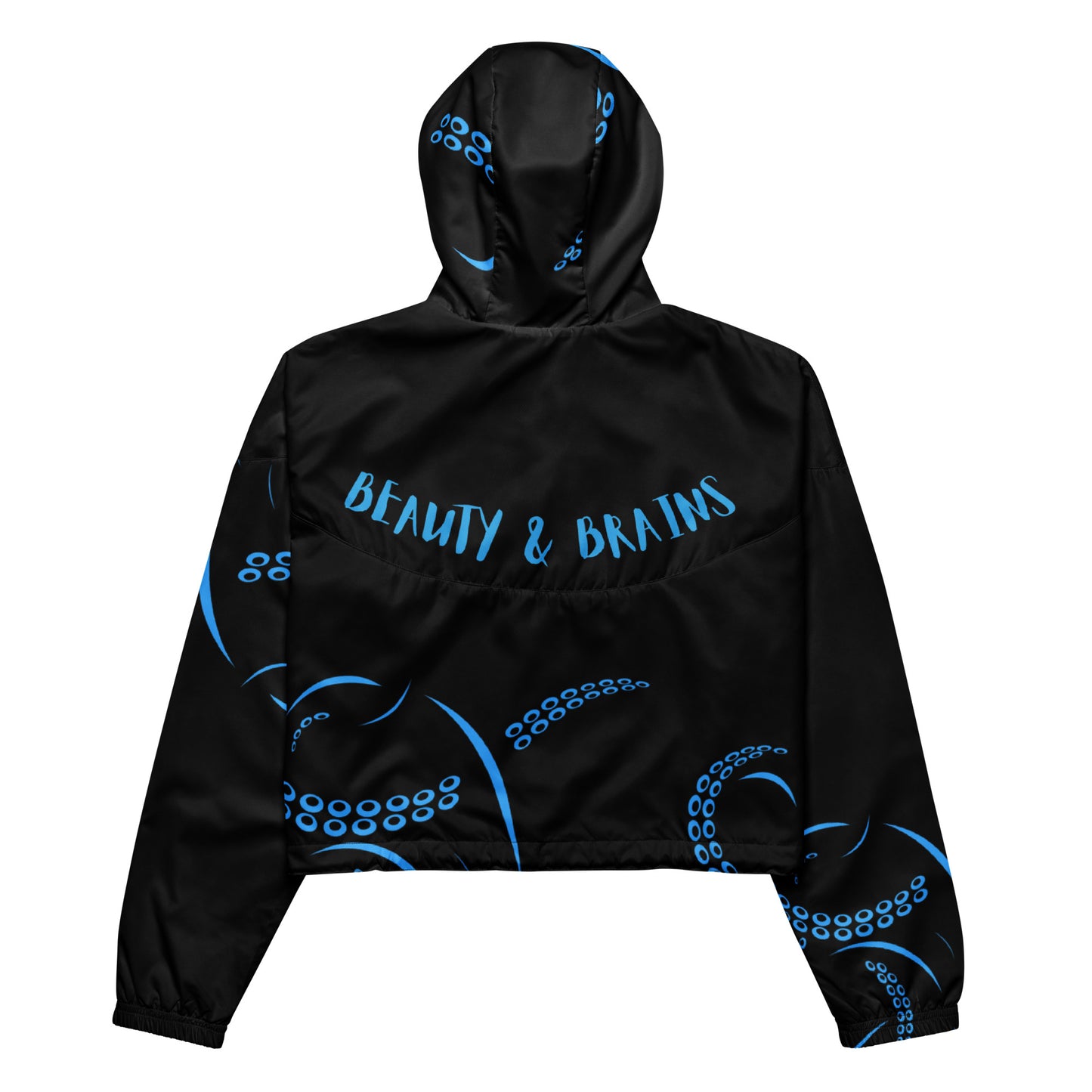 Bottom Time™ Women's windbreaker Jacket, Octopus, Beauty & Brains, Inspiration Jacket