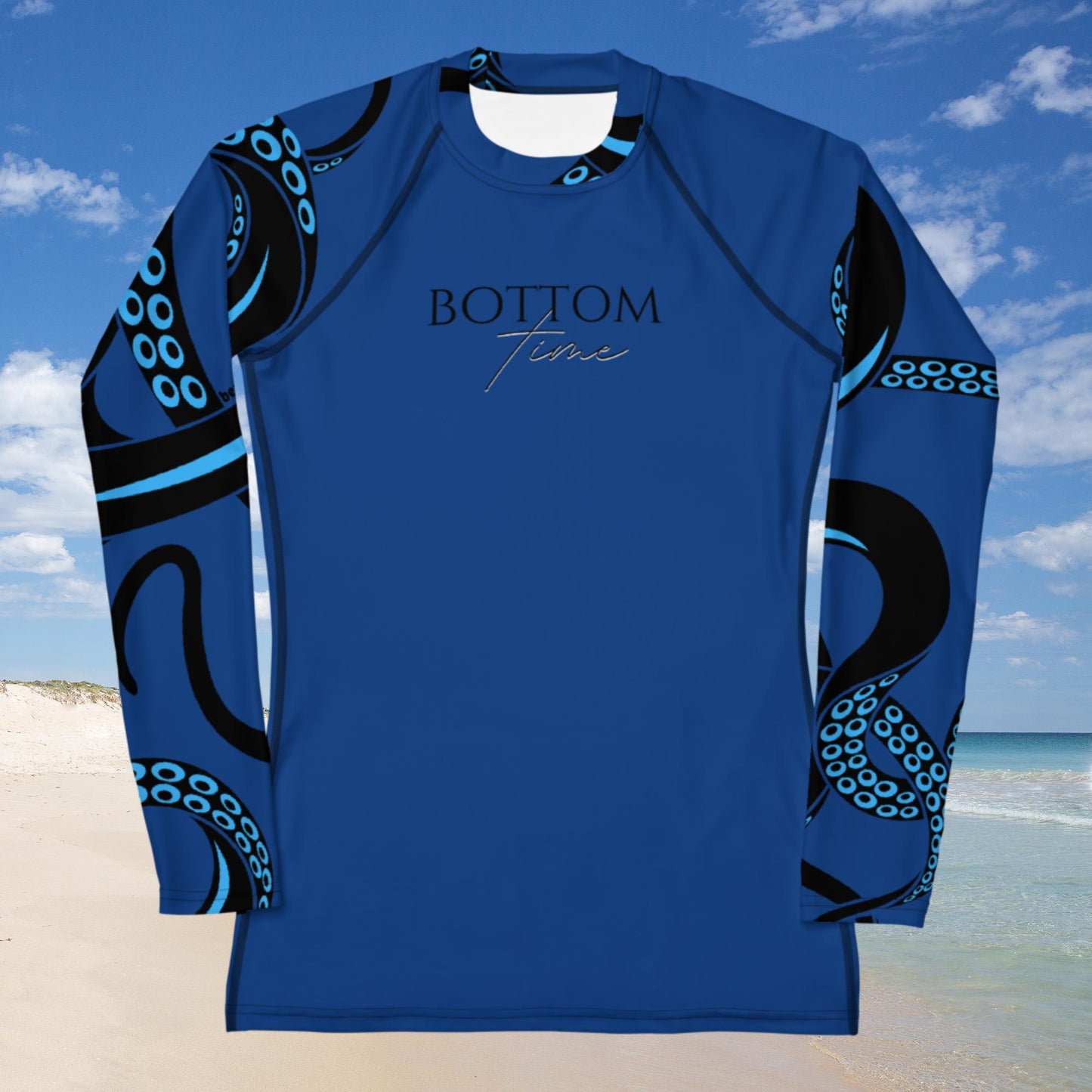 Bottom Time™ Eco-Friendly Women's Rash Guard Ocean, Octopus