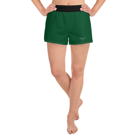 Women’s Recycled Athletic Shorts, Green, Cave