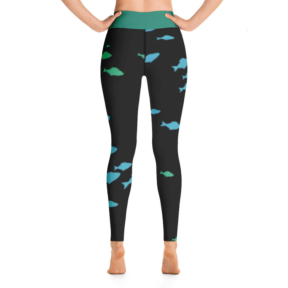 Bottom Time™ Eco-Friendly Dive Leggings, Fish, Sets