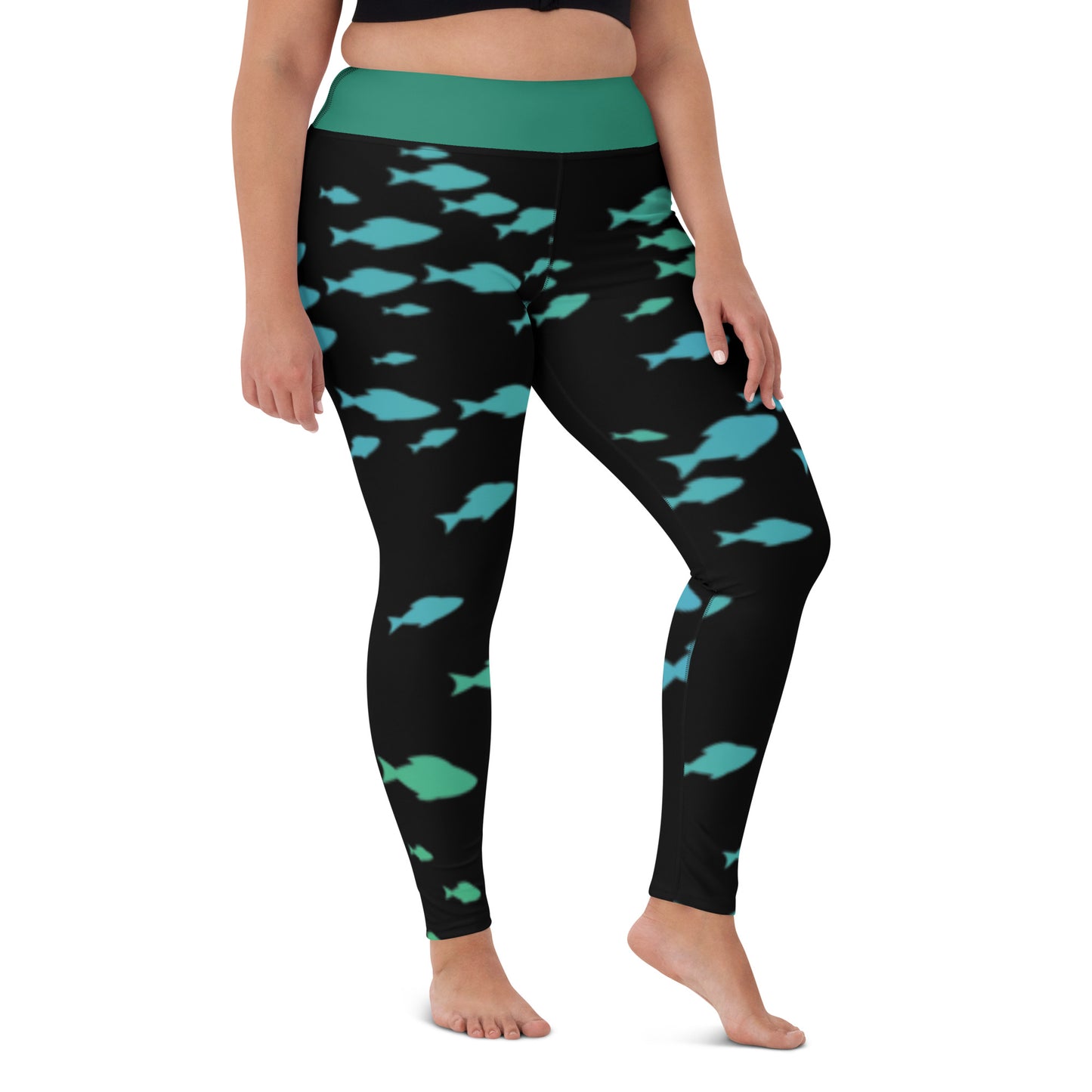 Bottom Time™ Eco-Friendly Dive Leggings, Fish, Sets