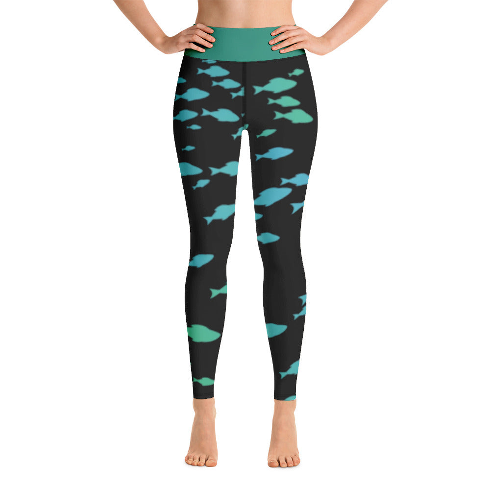 Bottom Time™ Eco-Friendly Dive Leggings, Fish, Sets