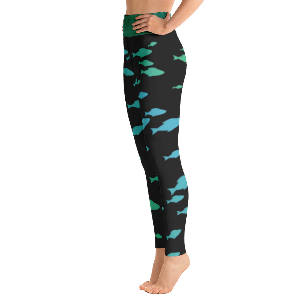 Bottom Time™ Eco-Friendly Dive Leggings, Fish, Sets