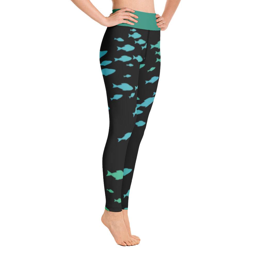 Bottom Time™ Eco-Friendly Dive Leggings, Fish, Sets