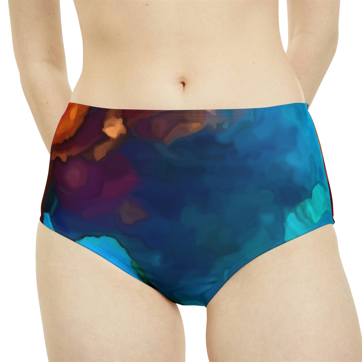 Bottom Time™ Eco-Friendly Recycled High-Waisted Bikini, Cave